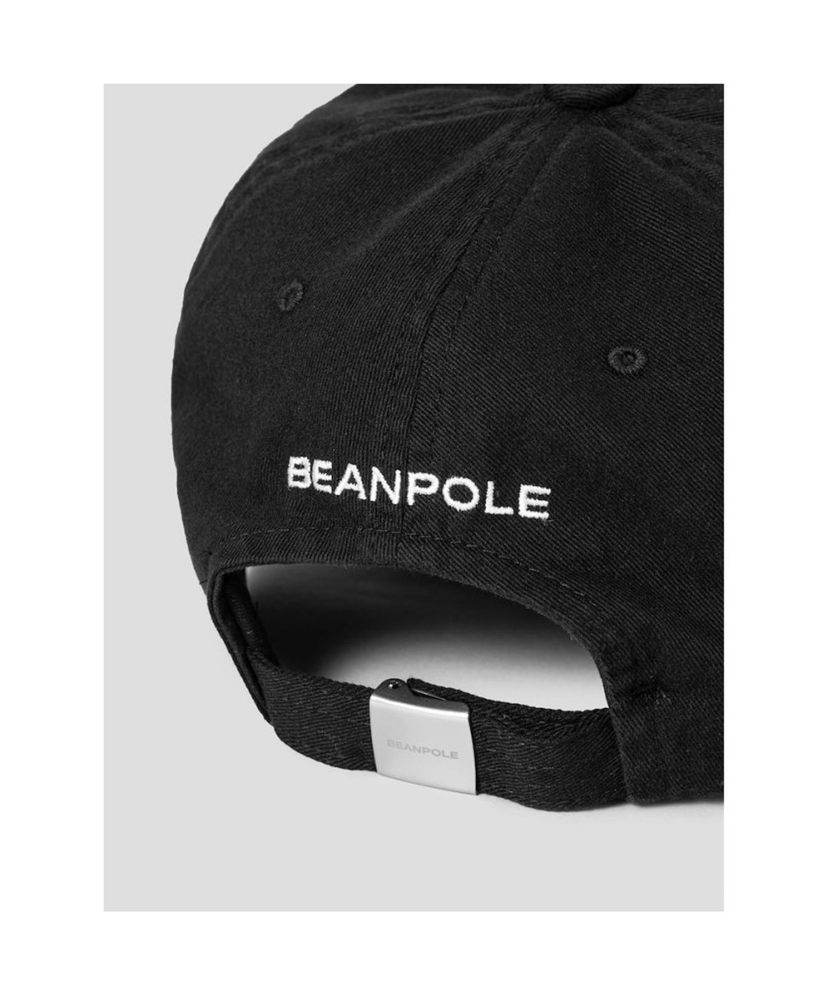 빈폴 액세서리(BEANPOLE ACCESSORY) 빅사이즈 코튼트윌 워싱 볼캡 - 블랙