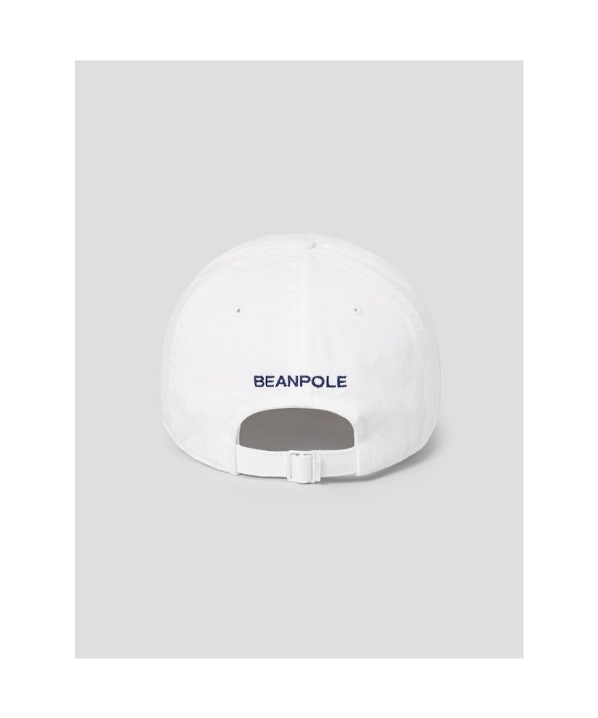 빈폴 액세서리(BEANPOLE ACCESSORY) 코튼트윌 로고 워싱 볼캡 - 화이트