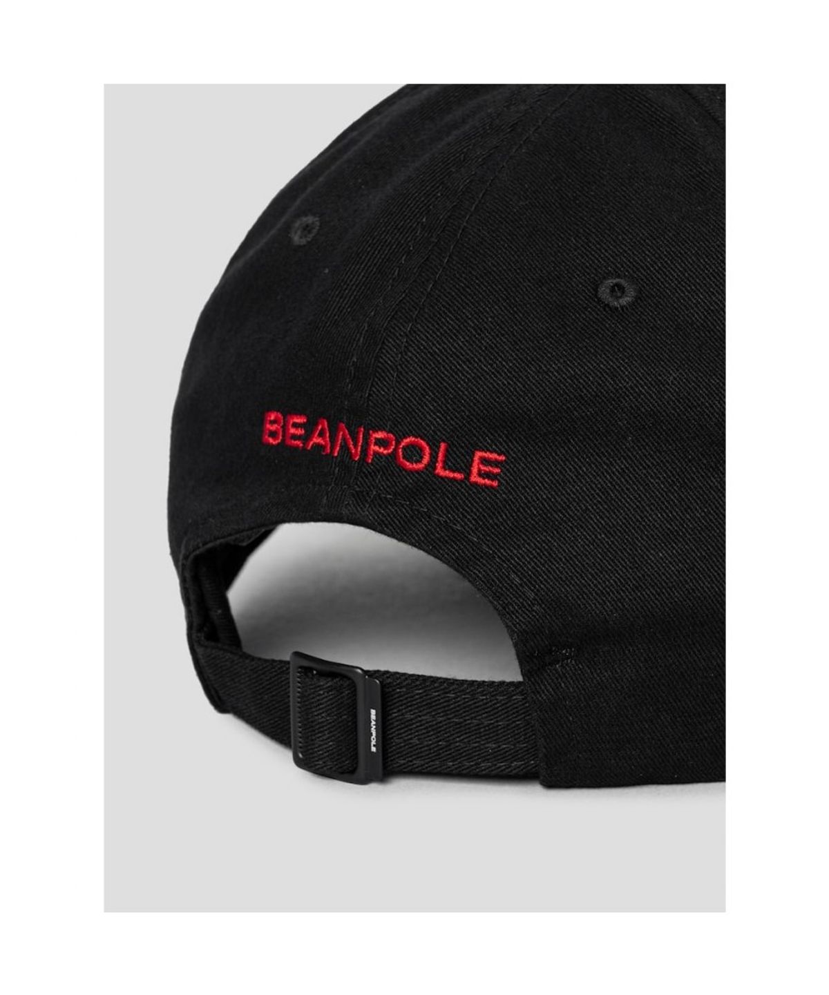 빈폴 액세서리(BEANPOLE ACCESSORY) 코튼트윌 로고 워싱 볼캡 - 블랙