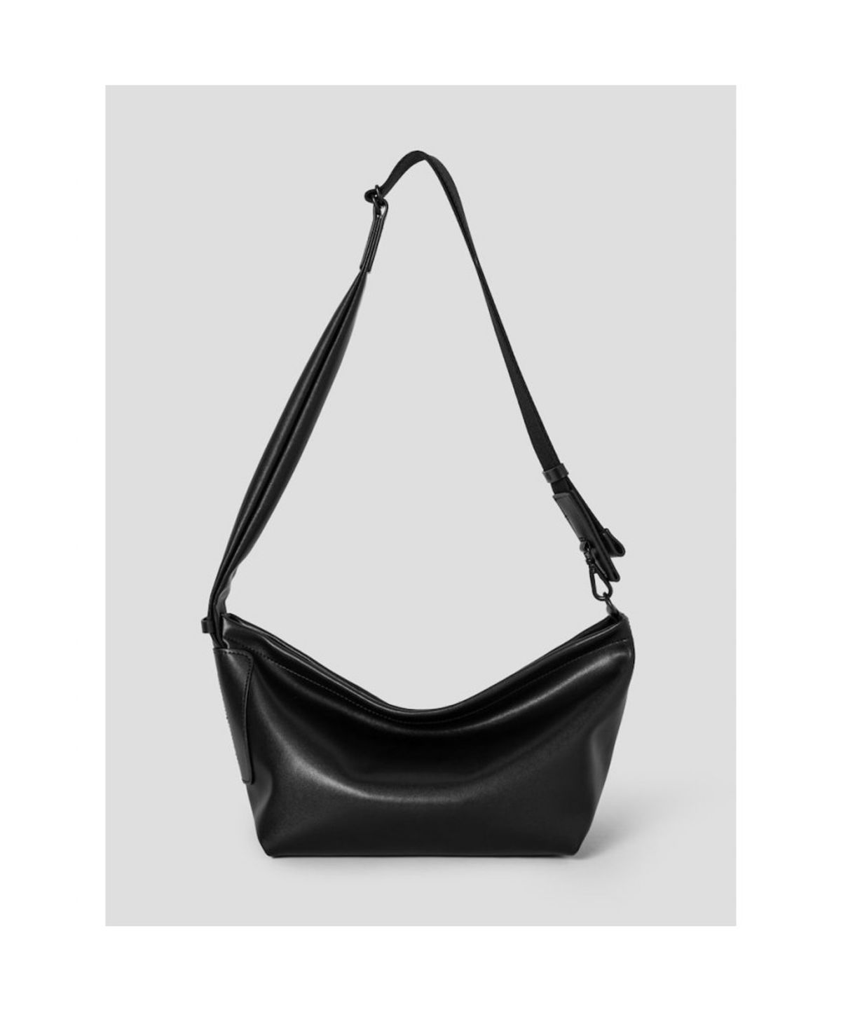 빈폴 액세서리(BEANPOLE ACCESSORY) Less Bag_2 스몰 가죽 크로스백 - 블랙