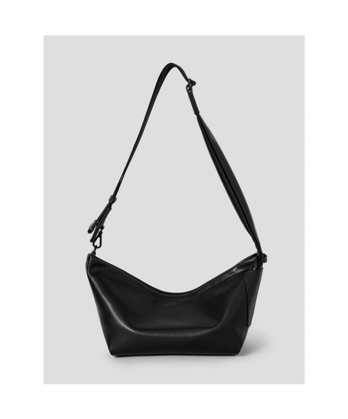 빈폴 액세서리(BEANPOLE ACCESSORY) Less Bag_2 스몰 가죽 크로스백 - 블랙