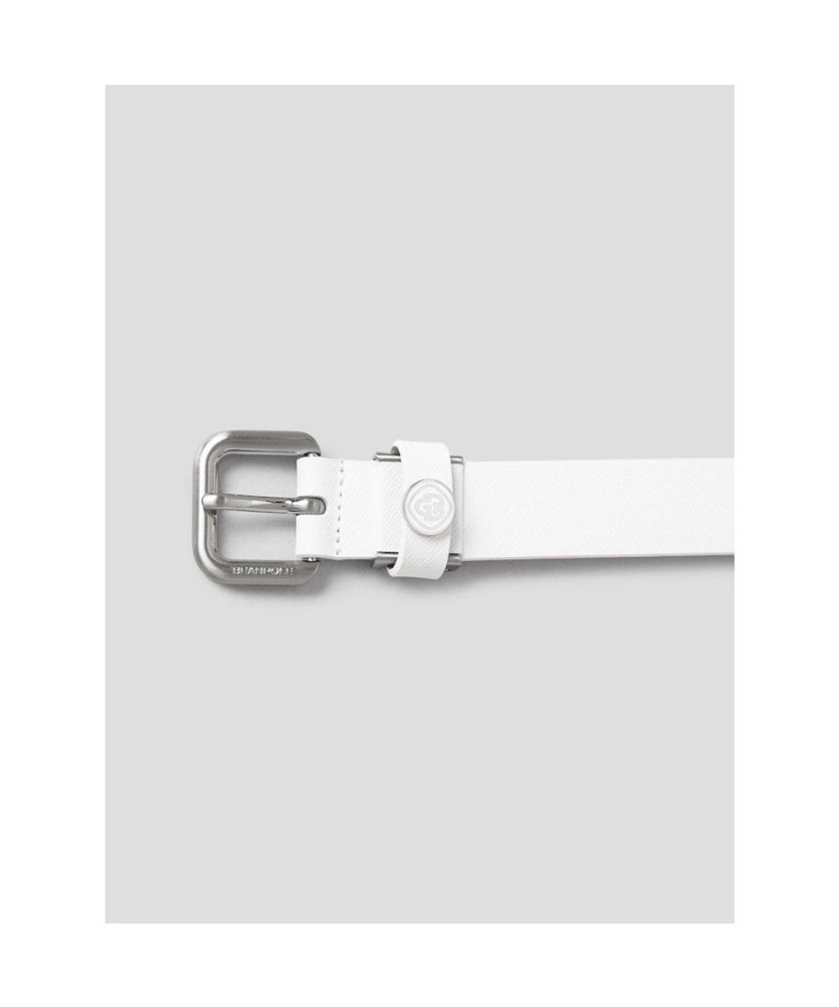 빈폴 액세서리(BEANPOLE ACCESSORY) 여성 슬림 비조벨트 - 화이트