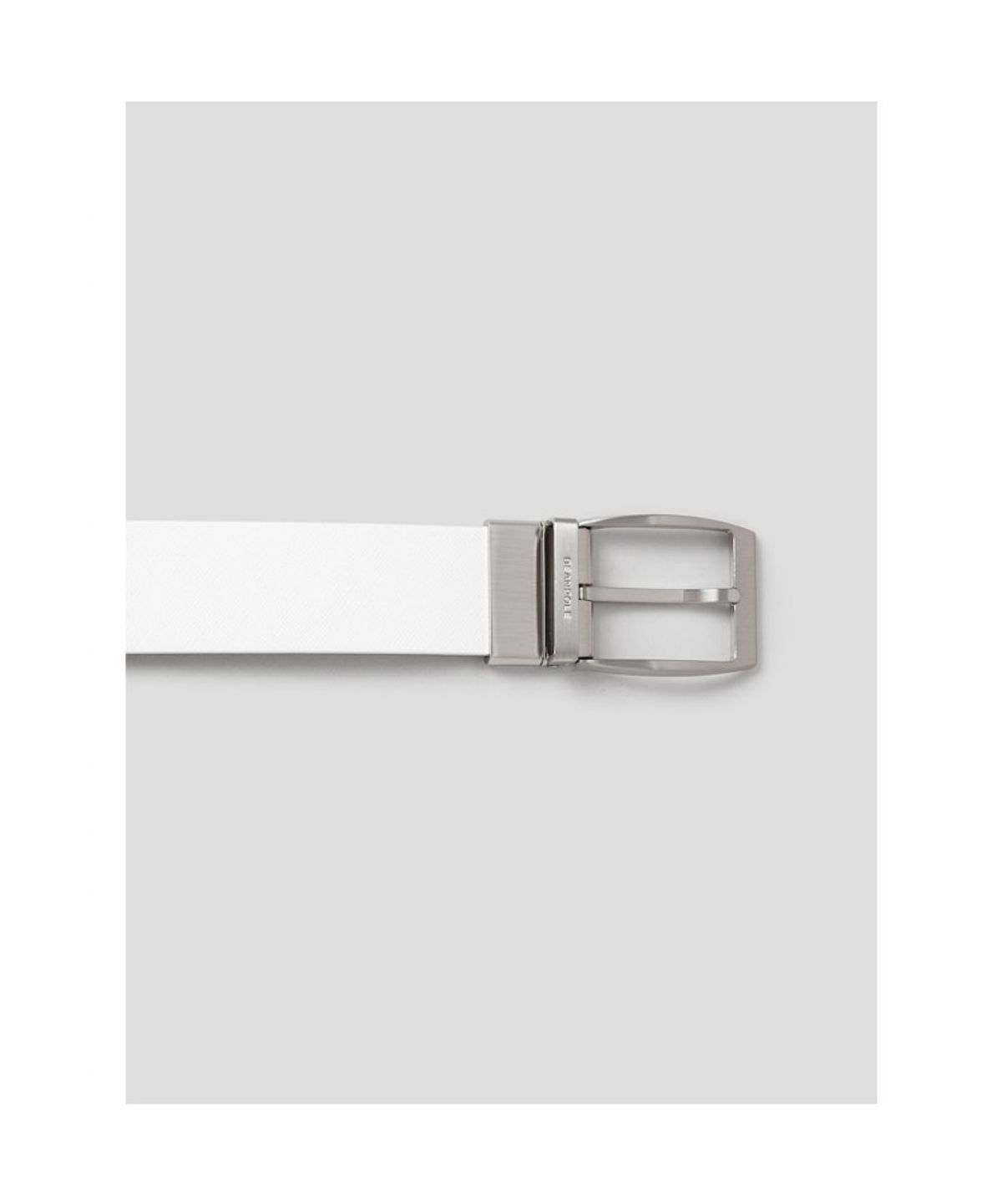 빈폴 액세서리(BEANPOLE ACCESSORY) 남성 리버서블 벨트 - 화이트