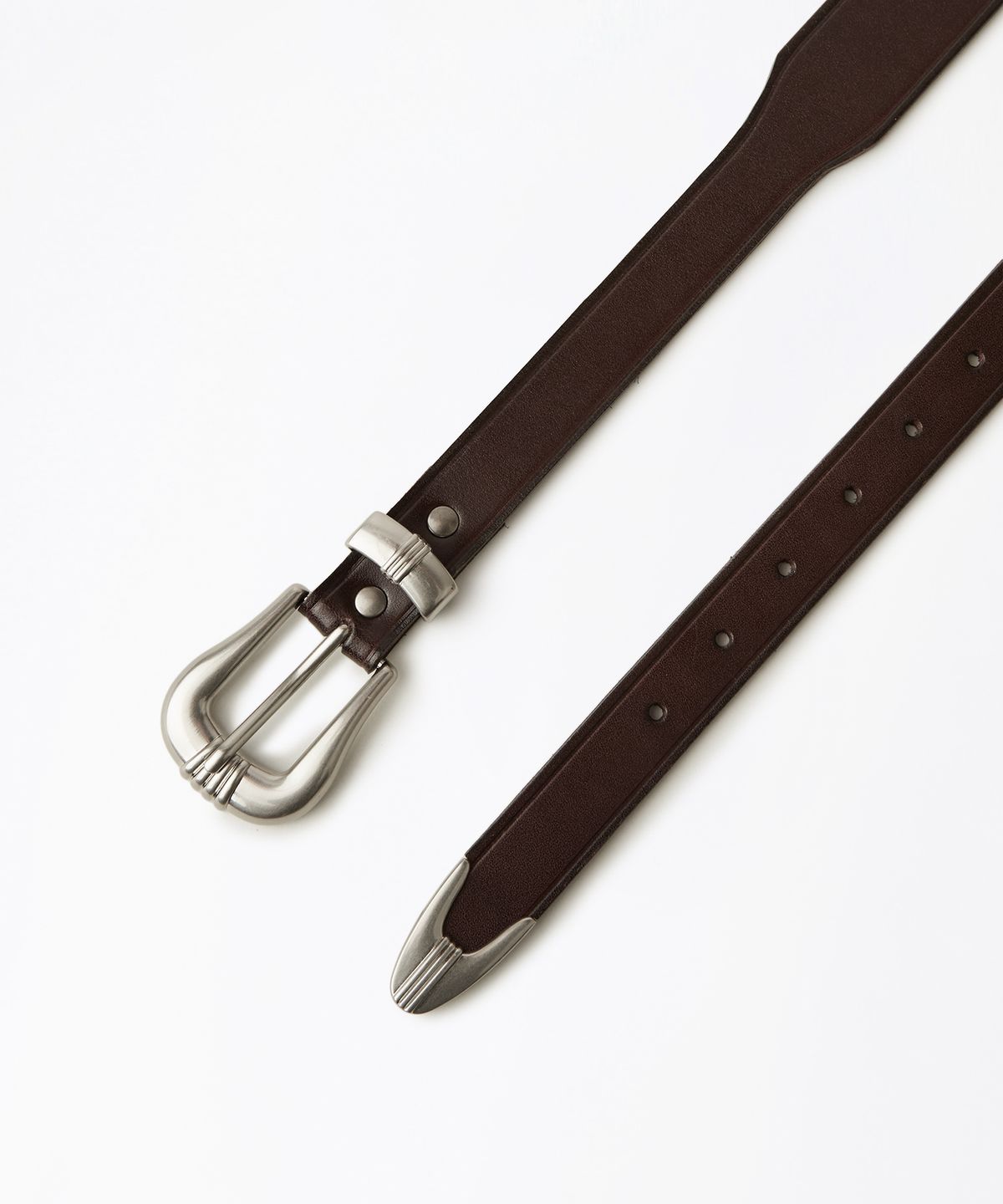 아웃스탠딩(OUTSTANDING) OSTD WESTERN BELT_BROWN