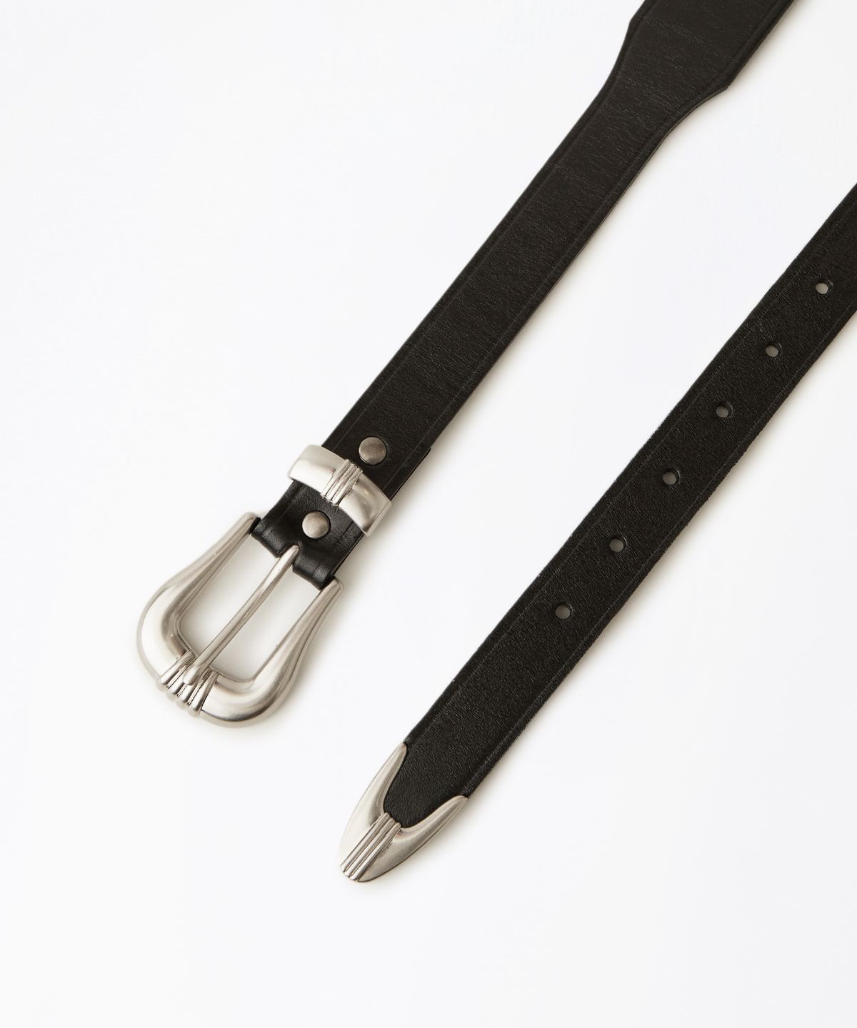아웃스탠딩(OUTSTANDING) OSTD WESTERN BELT_BLACK