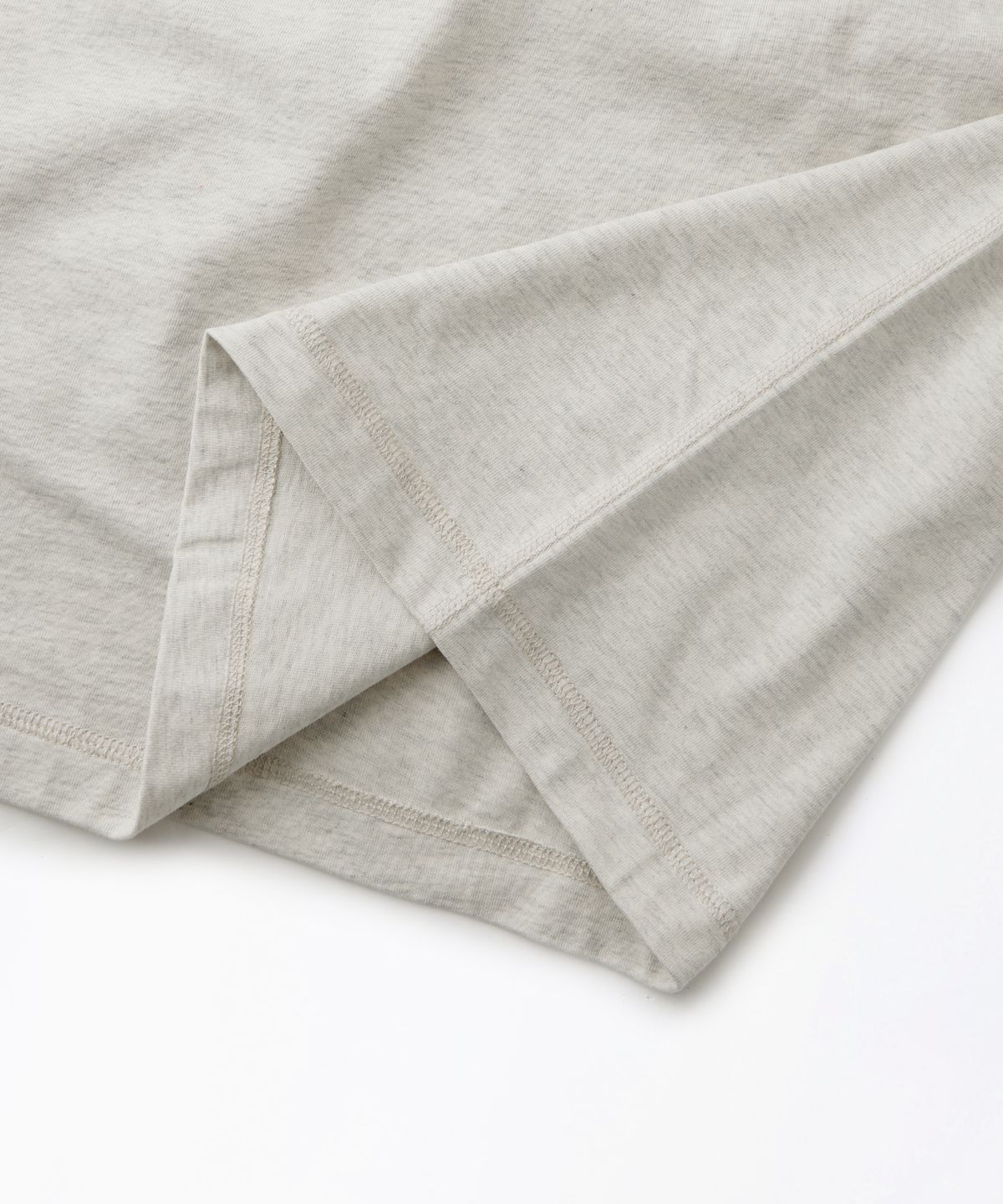 아웃스탠딩(OUTSTANDING) VINTAGE HENLEY NECK LONG SLEEVE TEE_1%OATMEAL