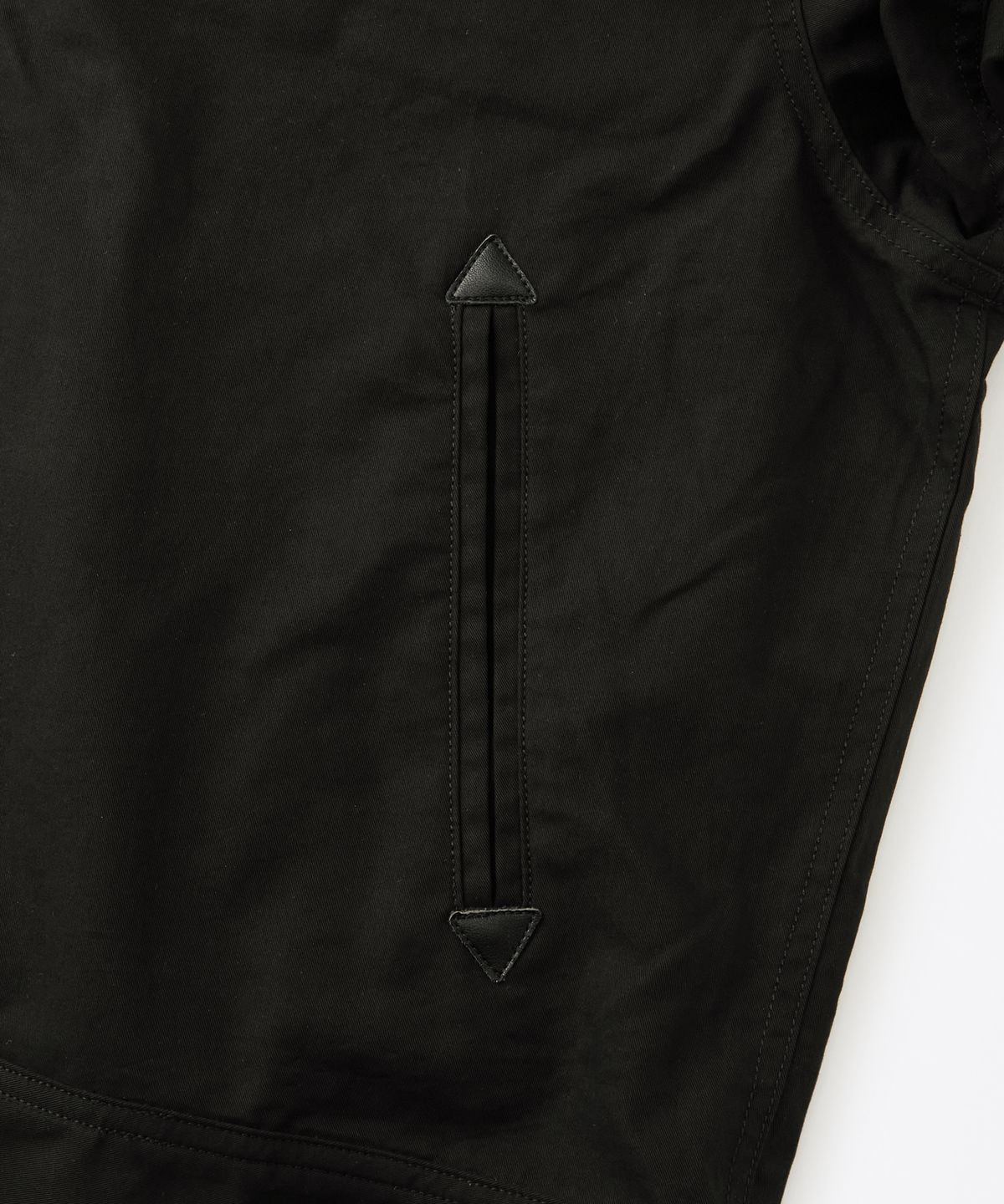 아웃스탠딩(OUTSTANDING) CHAIN STITCH DRIZZLER JACKET_BLACK