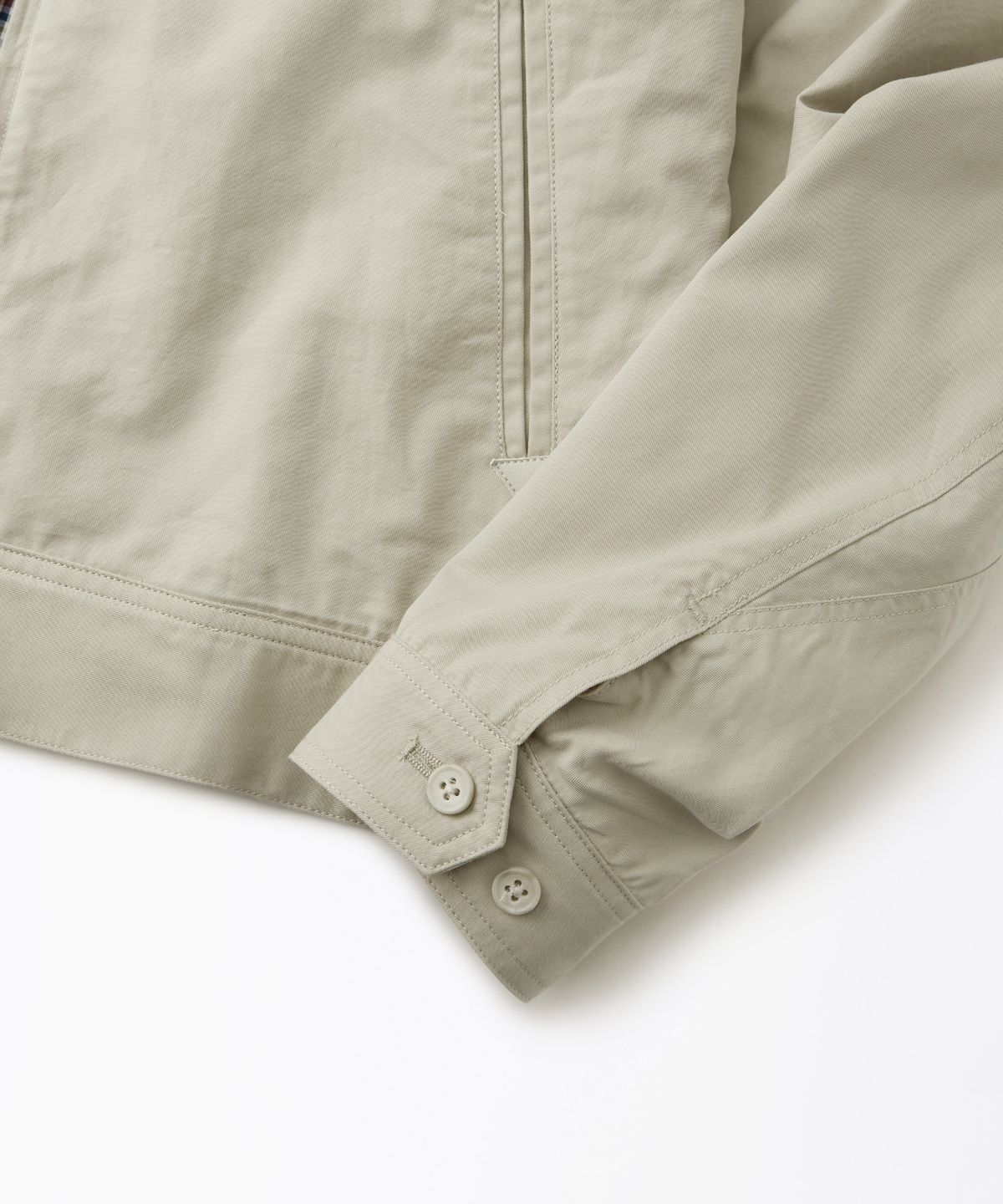 아웃스탠딩(OUTSTANDING) CHAIN STITCH DRIZZLER JACKET_L.GRAY