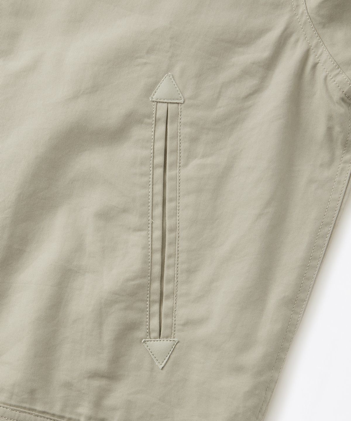 아웃스탠딩(OUTSTANDING) CHAIN STITCH DRIZZLER JACKET_L.GRAY
