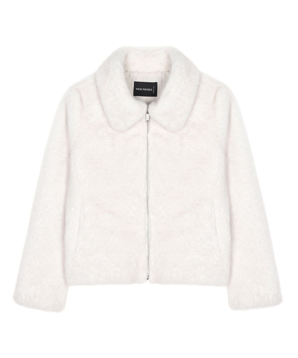 닉앤니콜(NICK&NICOLE) PREMIUM SOFT GLOW FUR JACKET_CREAM