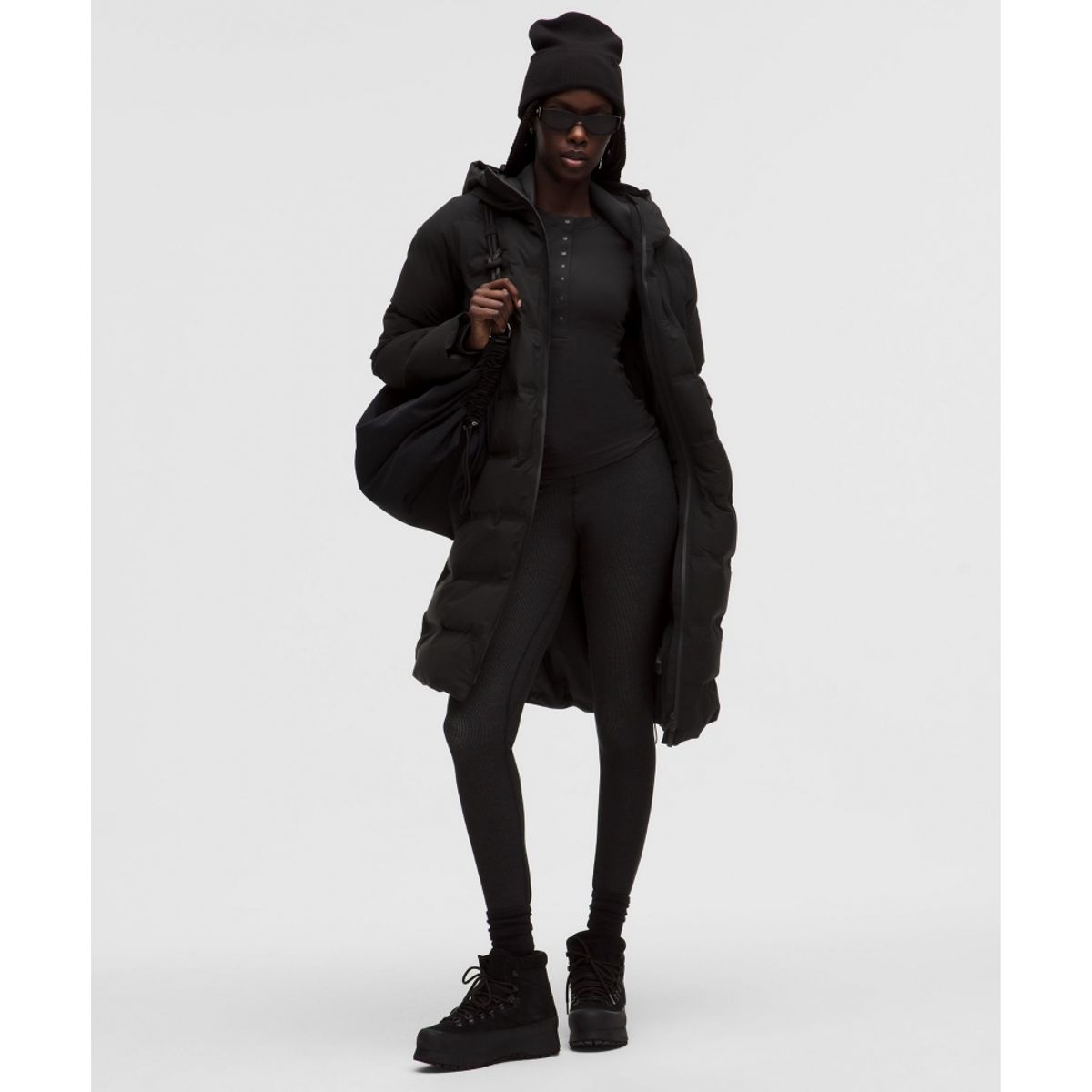 룰루레몬(LULULEMON) 저지 헨리 베이스 레이어  BLK BONE