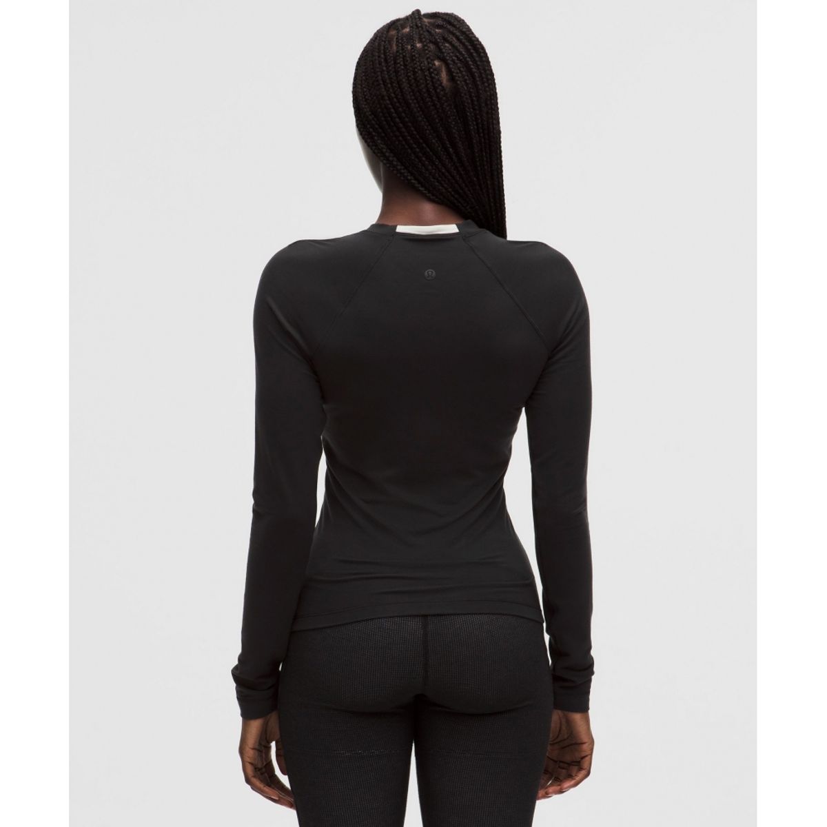 룰루레몬(LULULEMON) 저지 헨리 베이스 레이어  BLK BONE