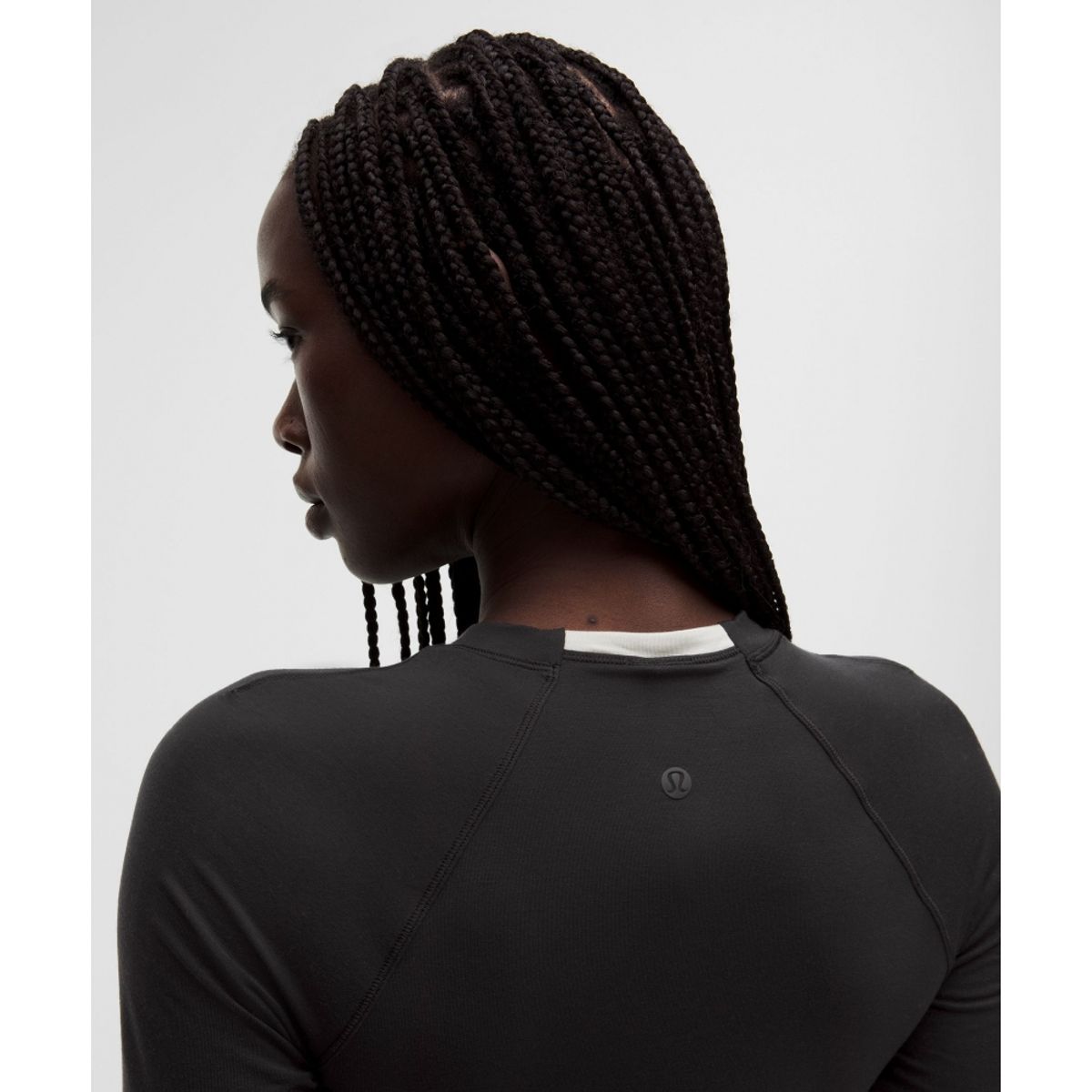 룰루레몬(LULULEMON) 저지 헨리 베이스 레이어  BLK BONE