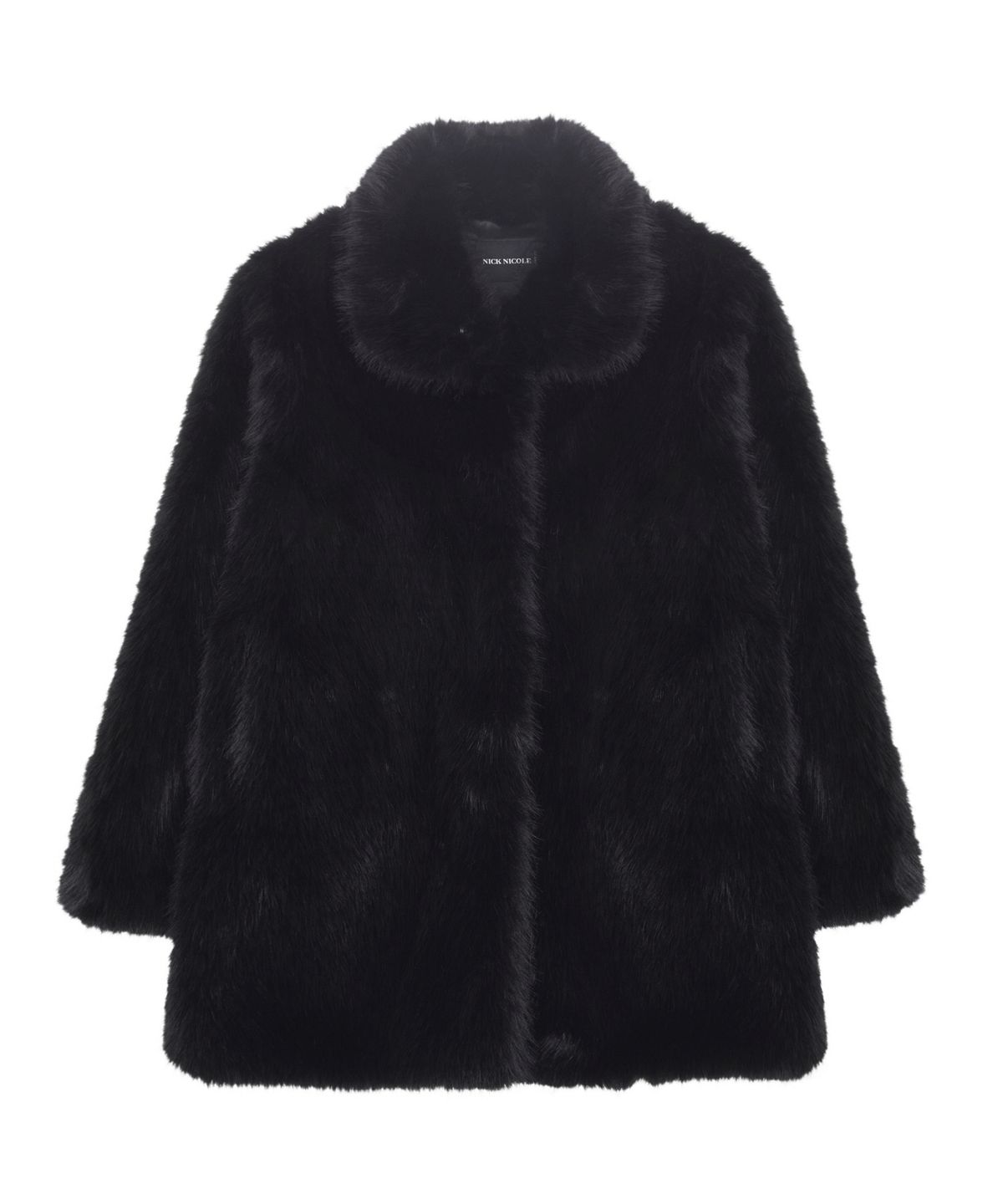 닉앤니콜(NICK&NICOLE) LUXE FUR MIDI JACKET_BLACK