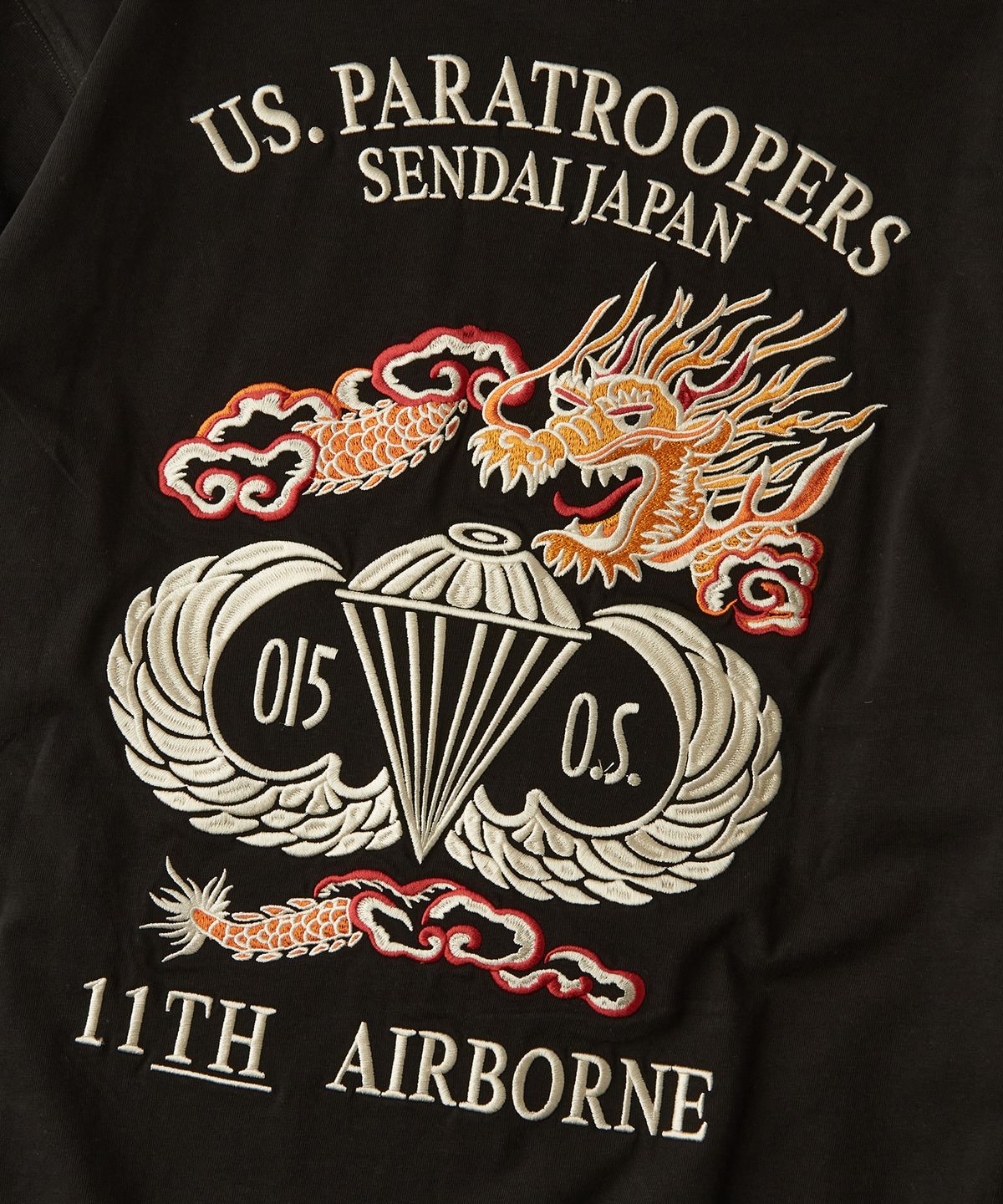 아웃스탠딩(OUTSTANDING) MIL SERIES LONG SLEEVE(SOUVENIR)_BLACK