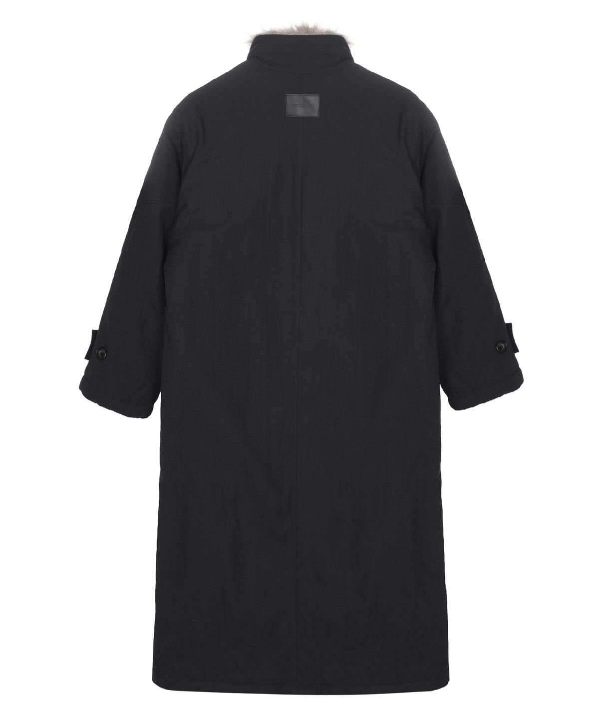 닉앤니콜(NICK&NICOLE) FUR PADDED PARKA LONG JUMPER_BLACK