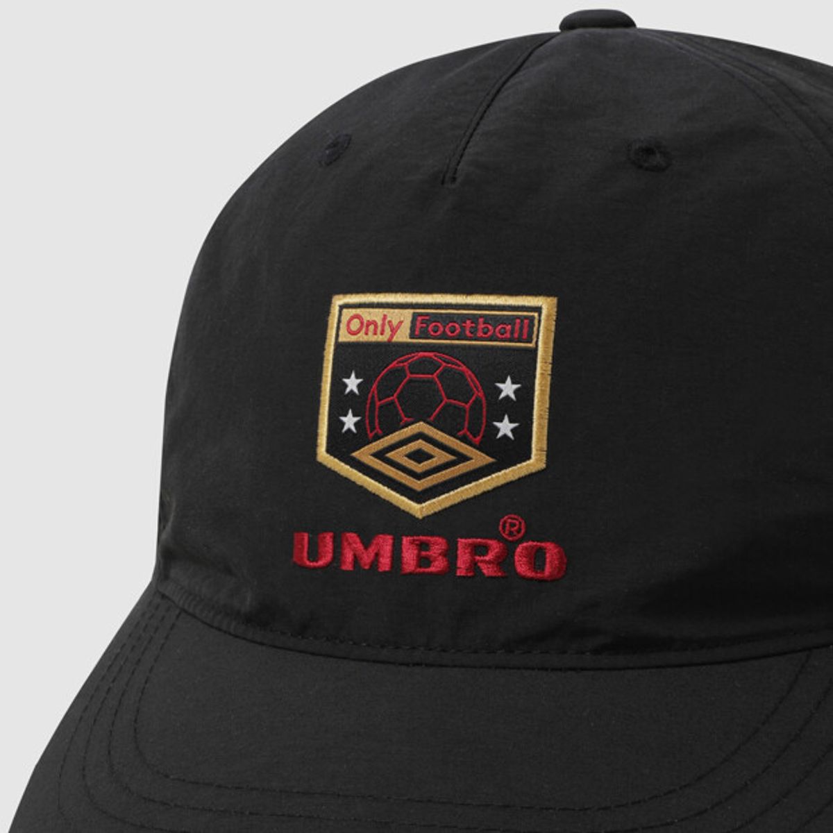 엄브로(UMBRO) HBL 심볼 로고 반평챙캡 블랙 UR123CCP27