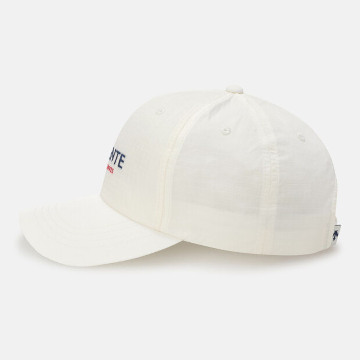 데상트(DESCENTE) 워딩 로고 우븐 볼캡 아이보리 SR123UCP1B