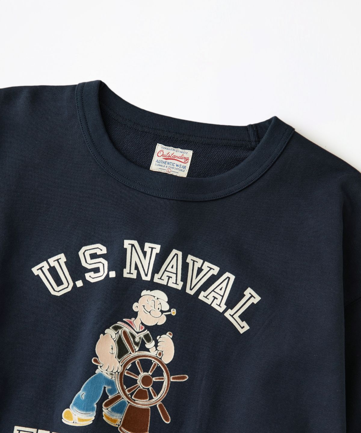 아웃스탠딩(OUTSTANDING) MIL SERIES SWEAT(FIRST MATE)_NAVY