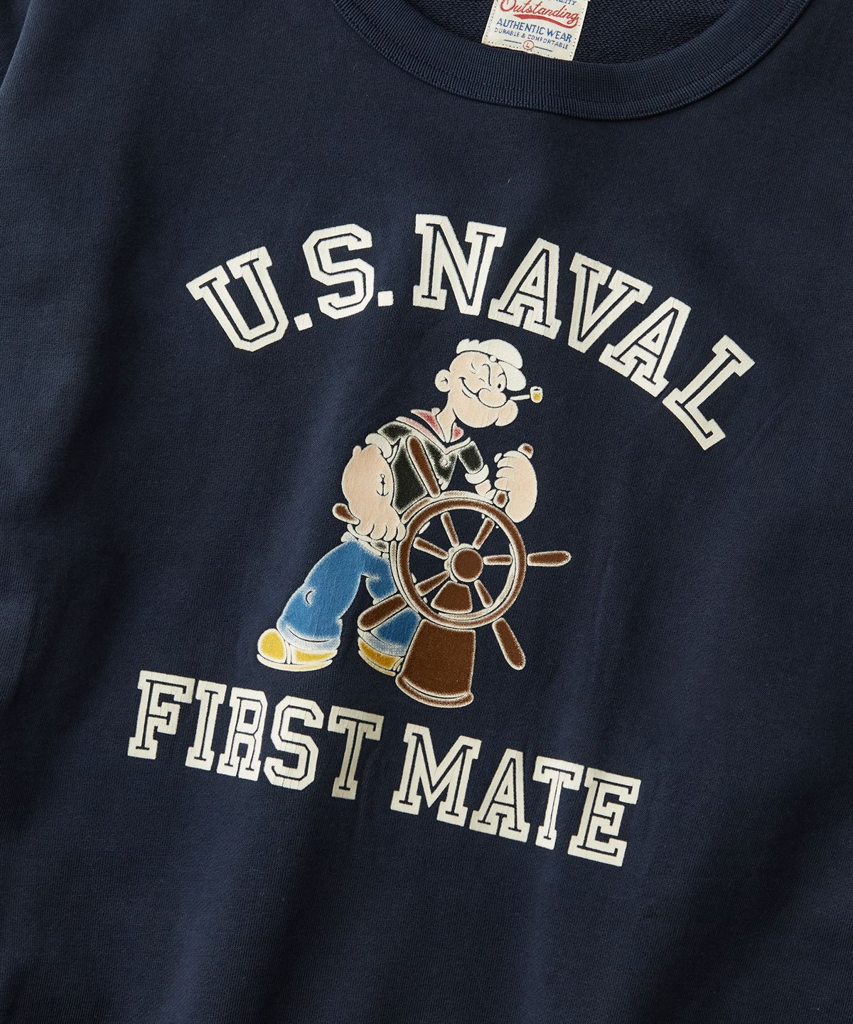 아웃스탠딩(OUTSTANDING) MIL SERIES SWEAT(FIRST MATE)_NAVY