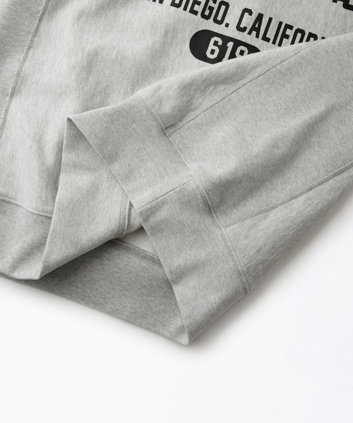 아웃스탠딩(OUTSTANDING) MIL SERIES SWEAT(NAVAL ACADEMY)_3%MELANGE GRAY