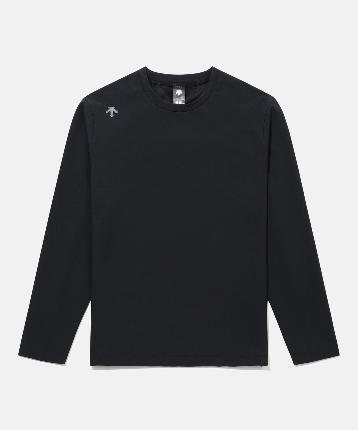 데상트(DESCENTE) 듀얼리스 스톰 플리스 맨투맨 블랙 SR121DWH12