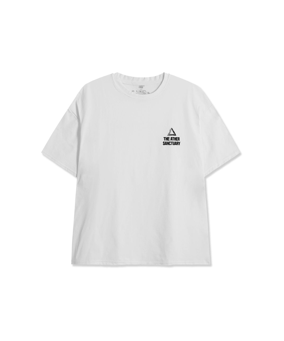 타스 (디아더생츄어리)(TAS (THEATHERSANCTUARY)) 에테르 크롭 러닝 티셔츠 (화이트)
