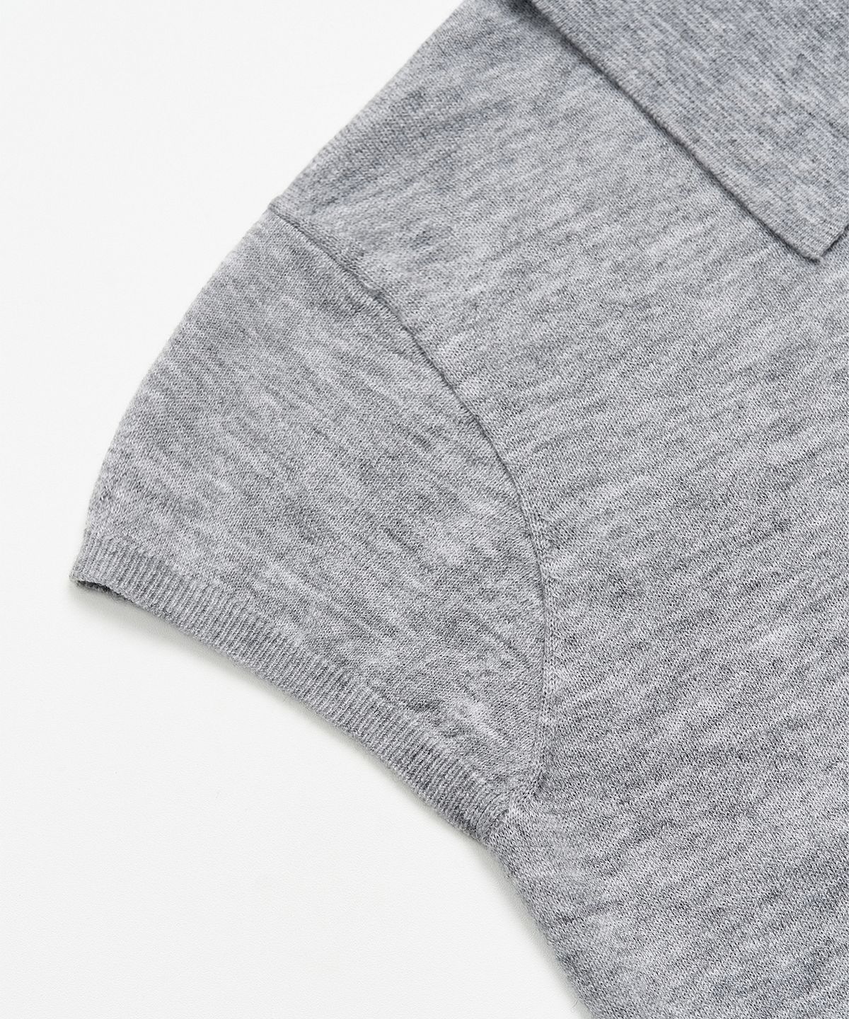 토피 우먼(TOFFEE WOMEN) W 버튼 캡 하프 니트 (GREY)