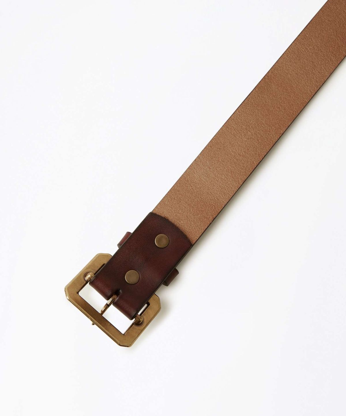 아웃스탠딩(OUTSTANDING) OSTD COWHIDE BELT_BROWN