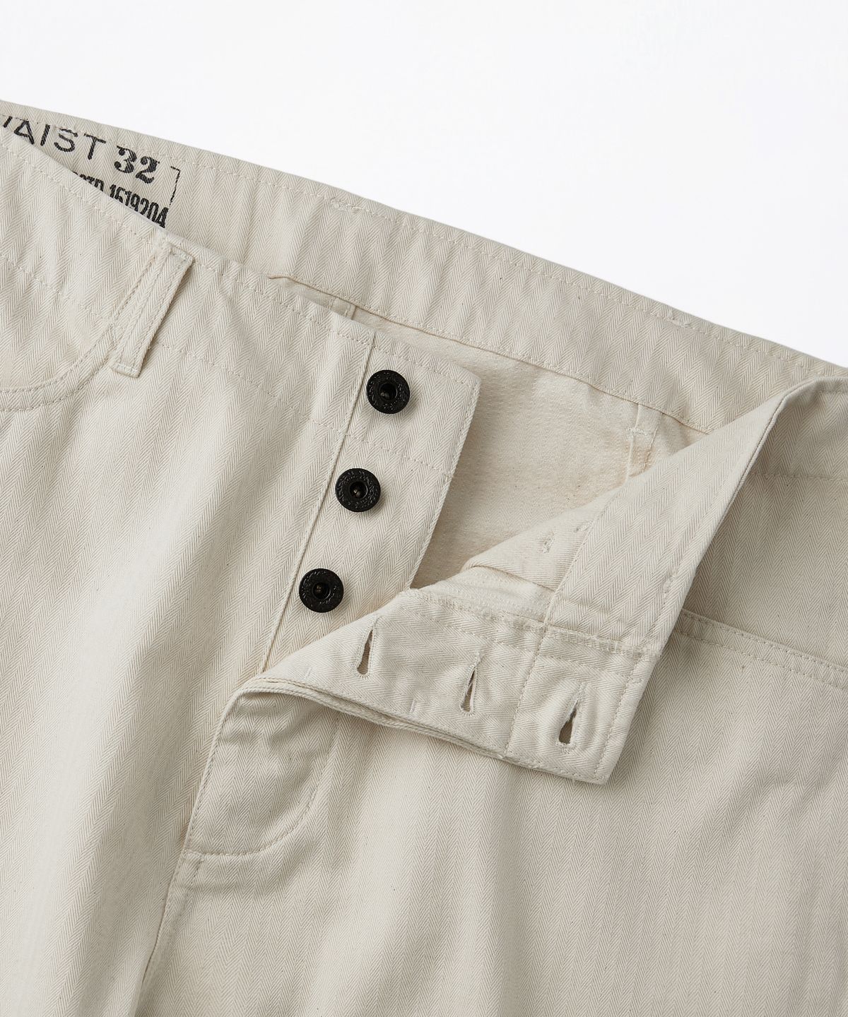 아웃스탠딩(OUTSTANDING) USN N-3 HBT PANTS_ECRU