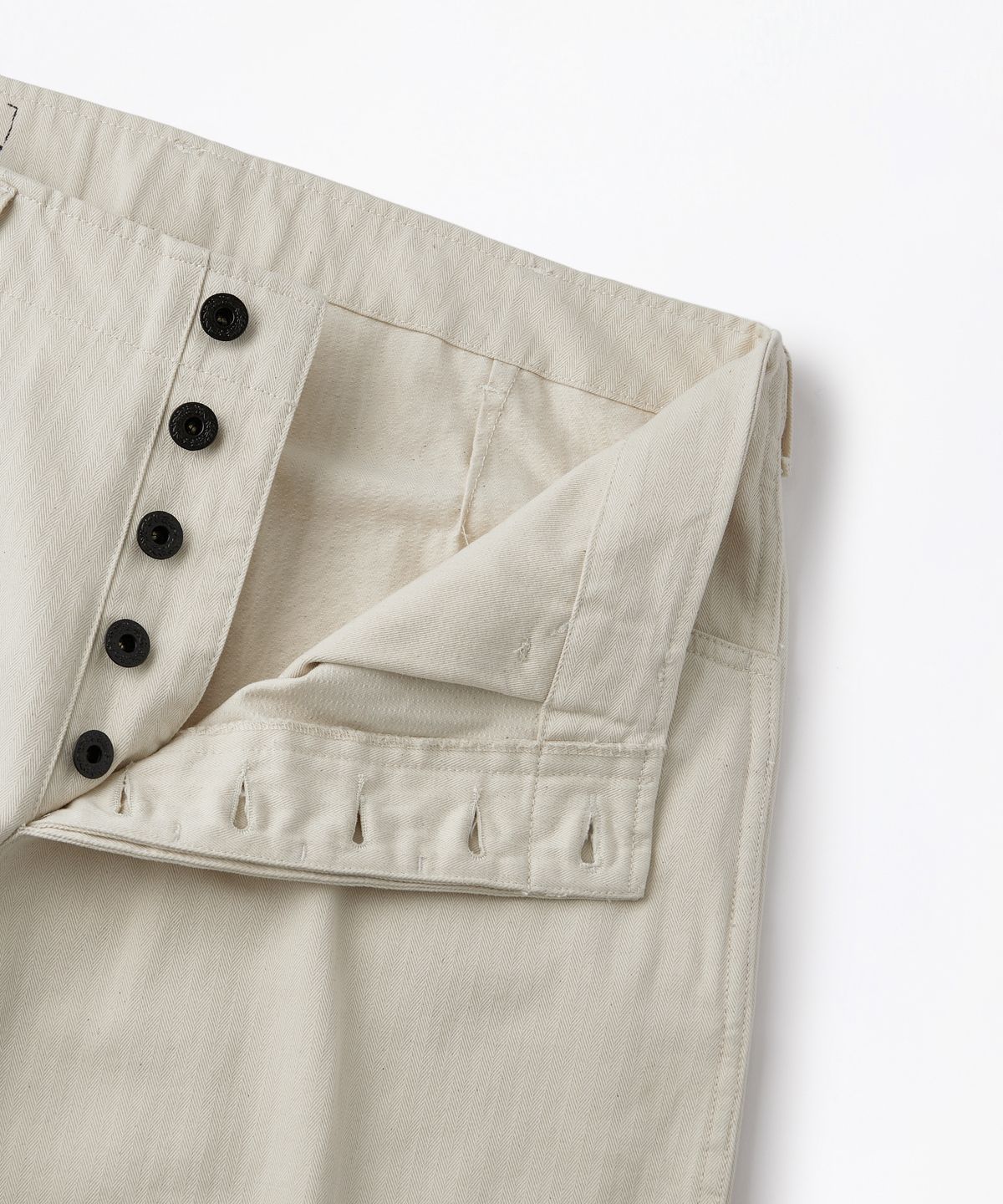 아웃스탠딩(OUTSTANDING) USN N-3 HBT PANTS_ECRU