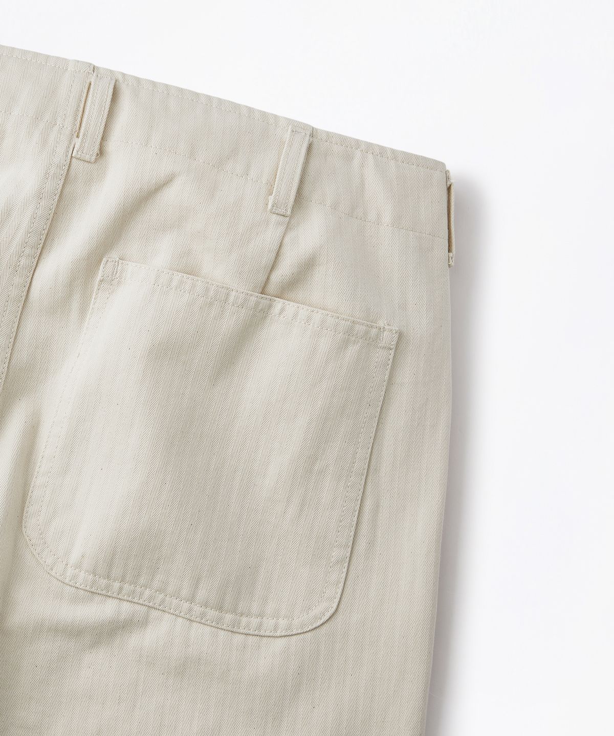 아웃스탠딩(OUTSTANDING) USN N-3 HBT PANTS_ECRU