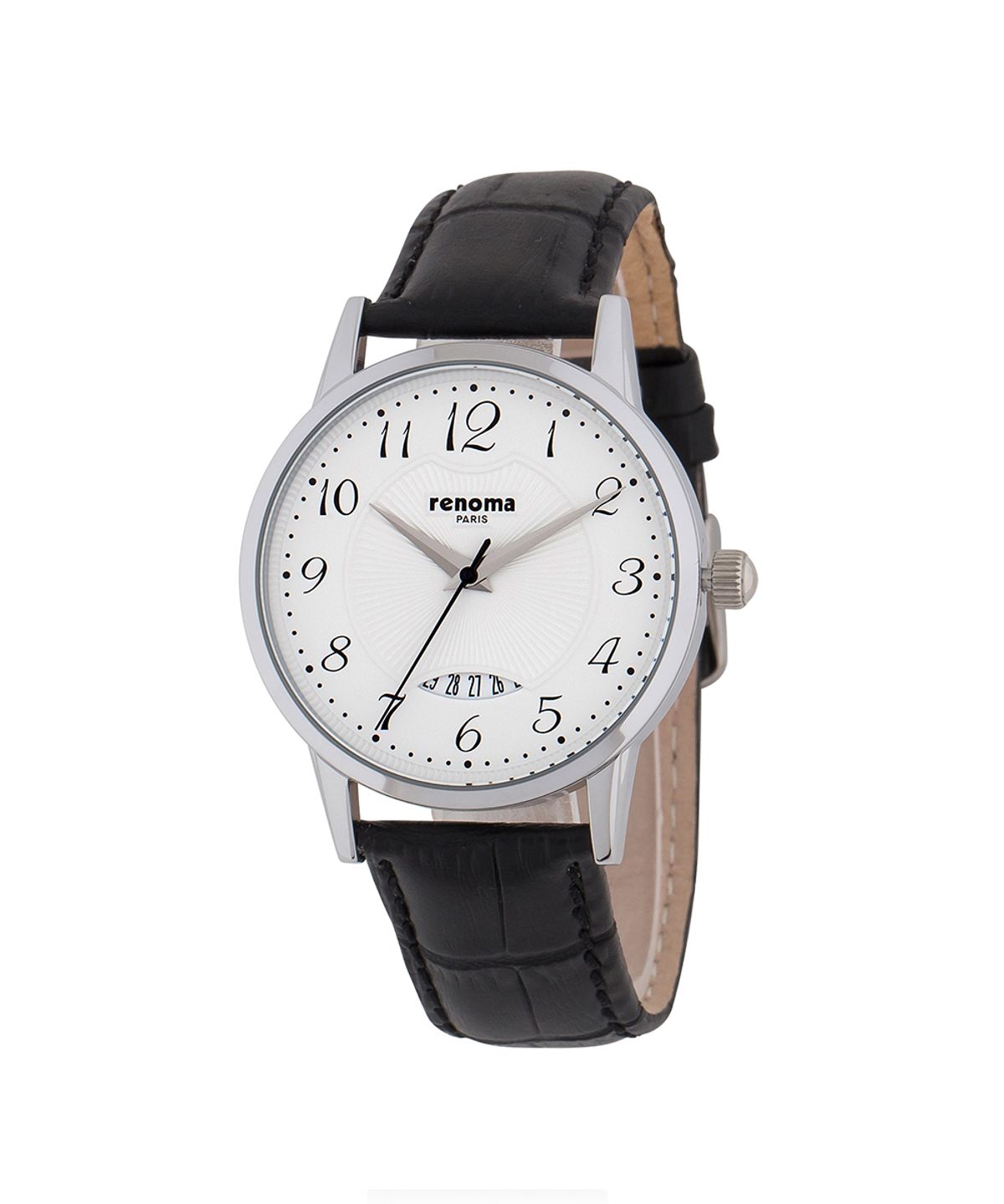 레노마 시계(RENOMA WATCH) 레노마 날짜표시 아라비아숫자 남성용 가죽시계 RE5470M