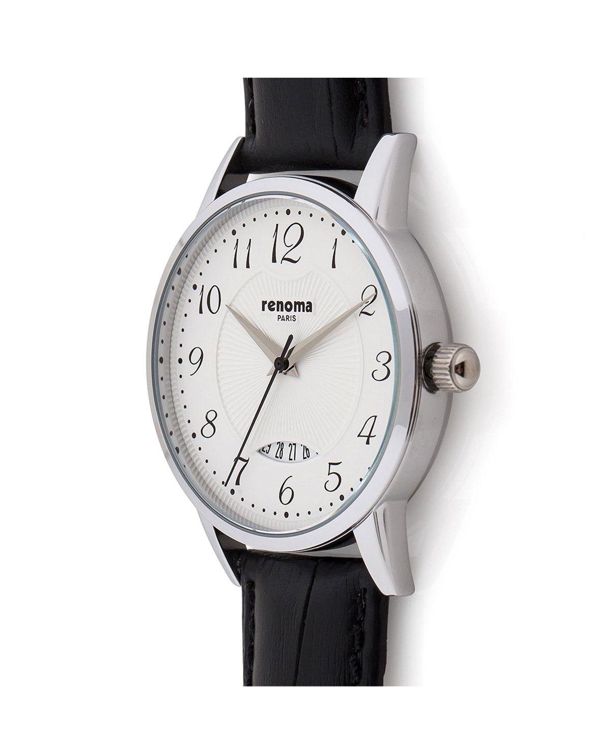 레노마 시계(RENOMA WATCH) 레노마 날짜표시 아라비아숫자 남성용 가죽시계 RE5470M