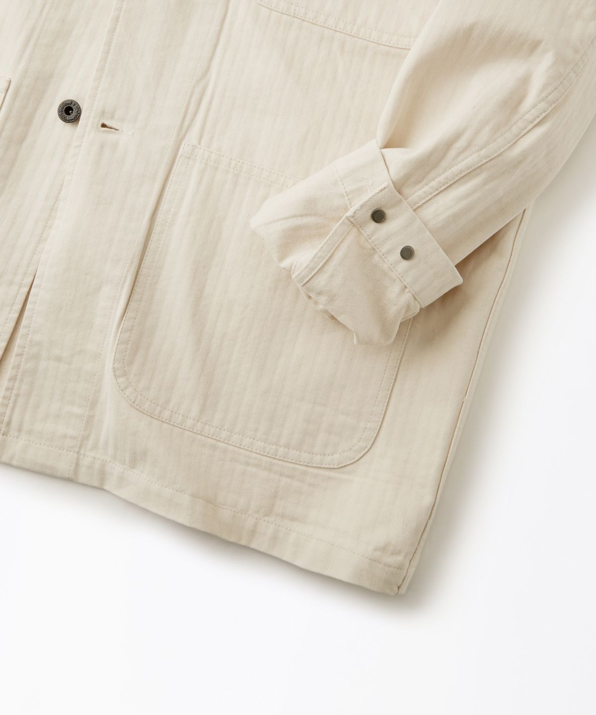 아웃스탠딩(OUTSTANDING) U.S.N N-3 HBT JACKET_ECRU
