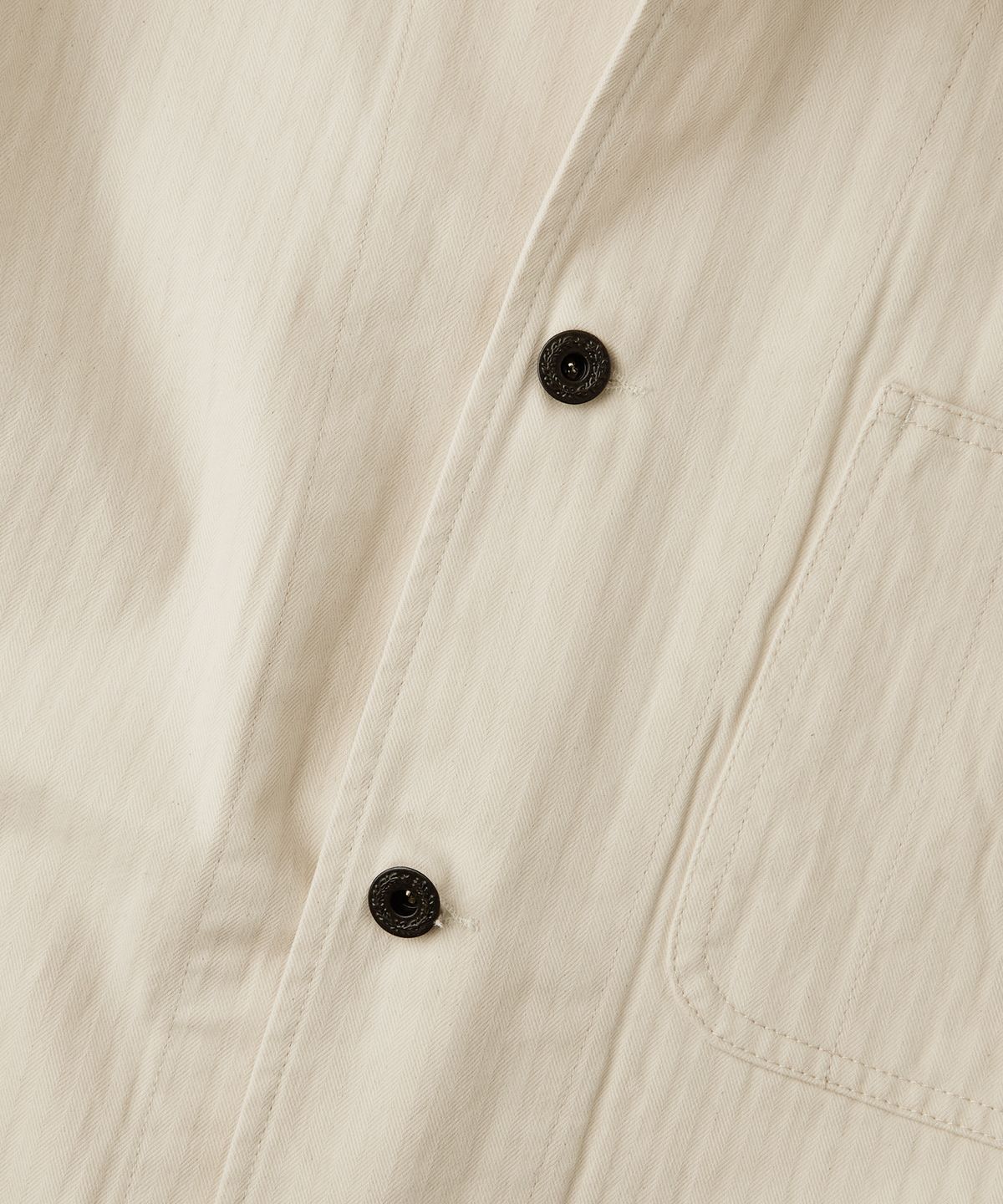 아웃스탠딩(OUTSTANDING) U.S.N N-3 HBT JACKET_ECRU