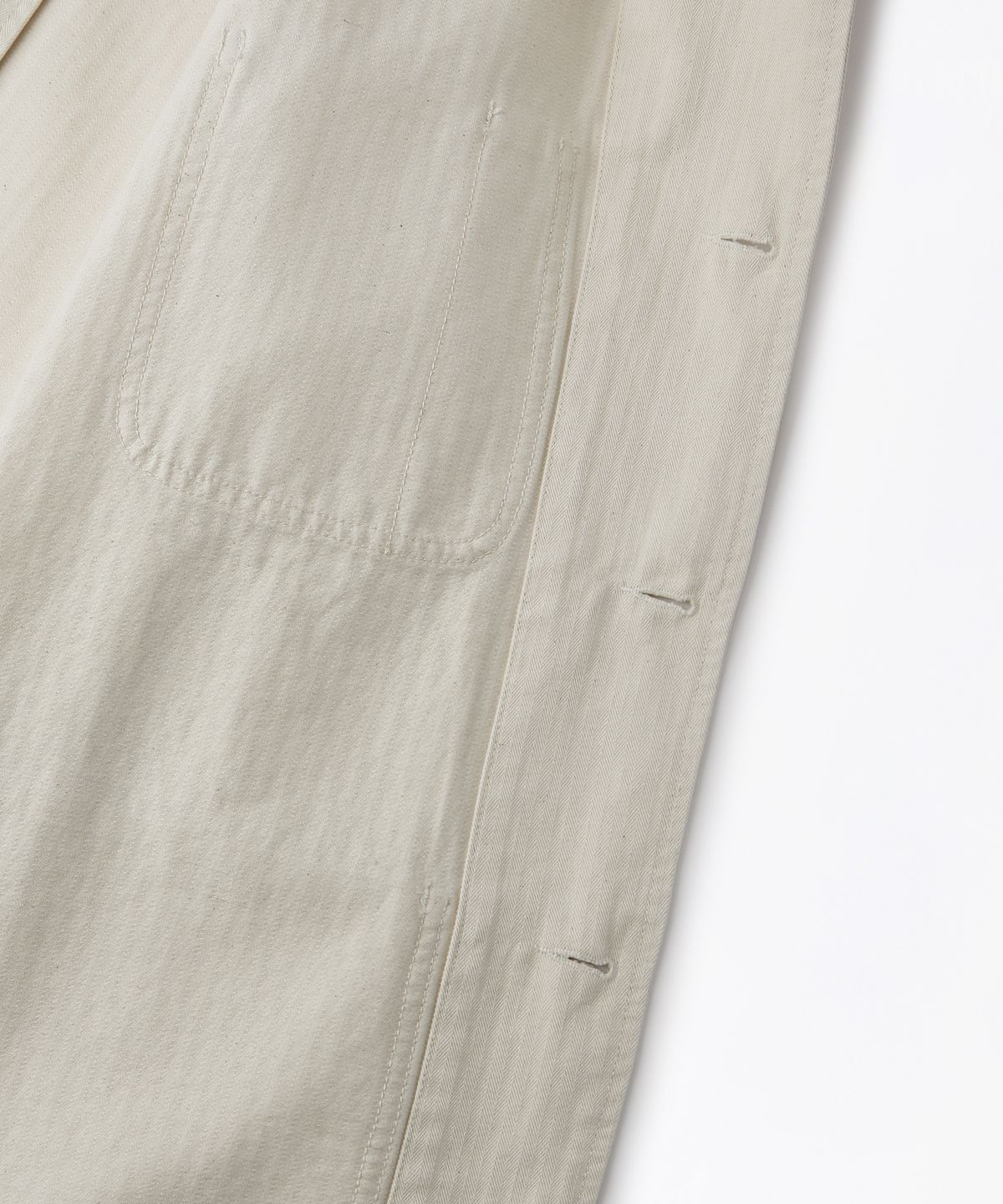 아웃스탠딩(OUTSTANDING) USN N-3 HBT JACKET_ECRU