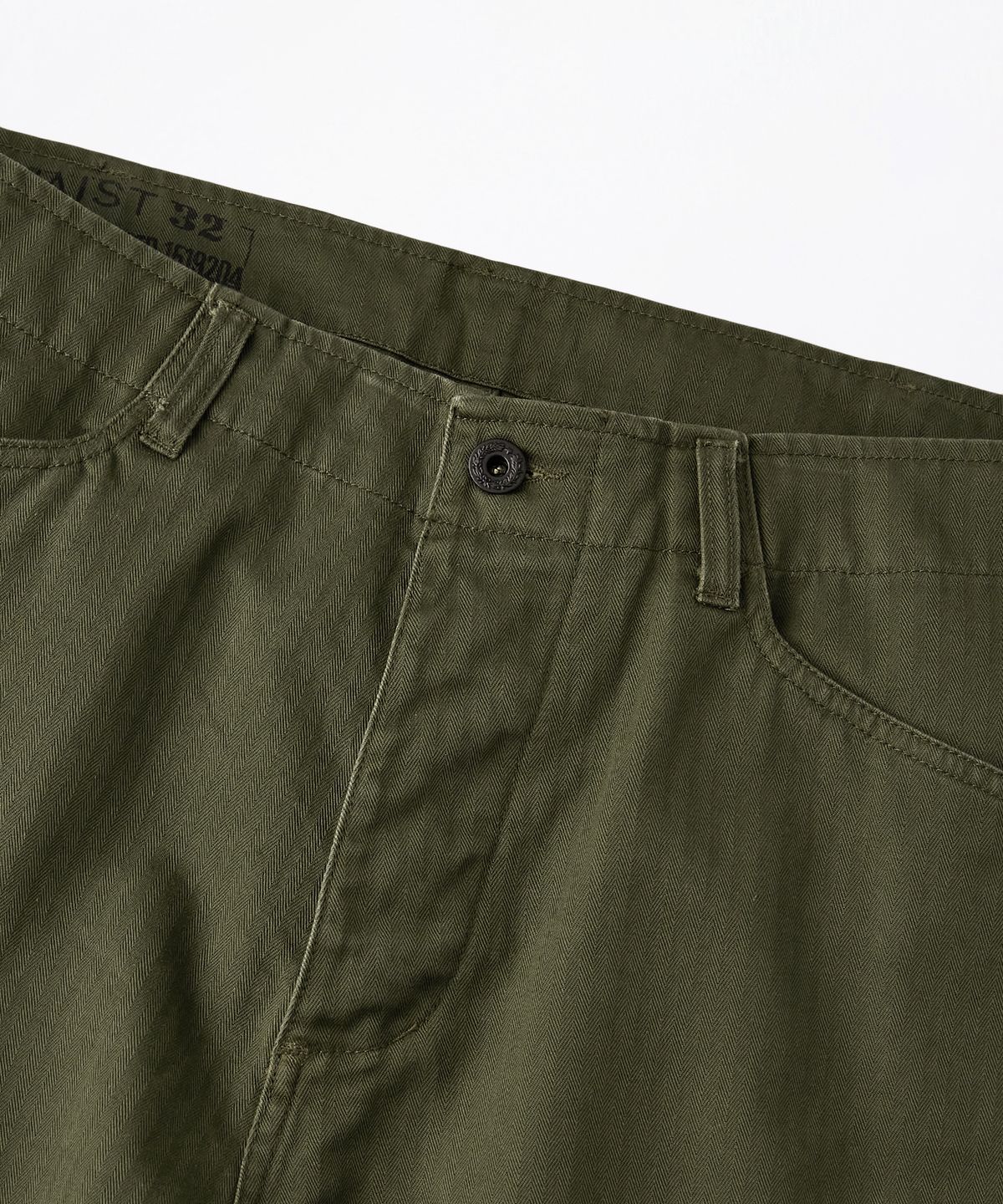 아웃스탠딩(OUTSTANDING) USN N-3 HBT PANTS_OLIVE GREEN