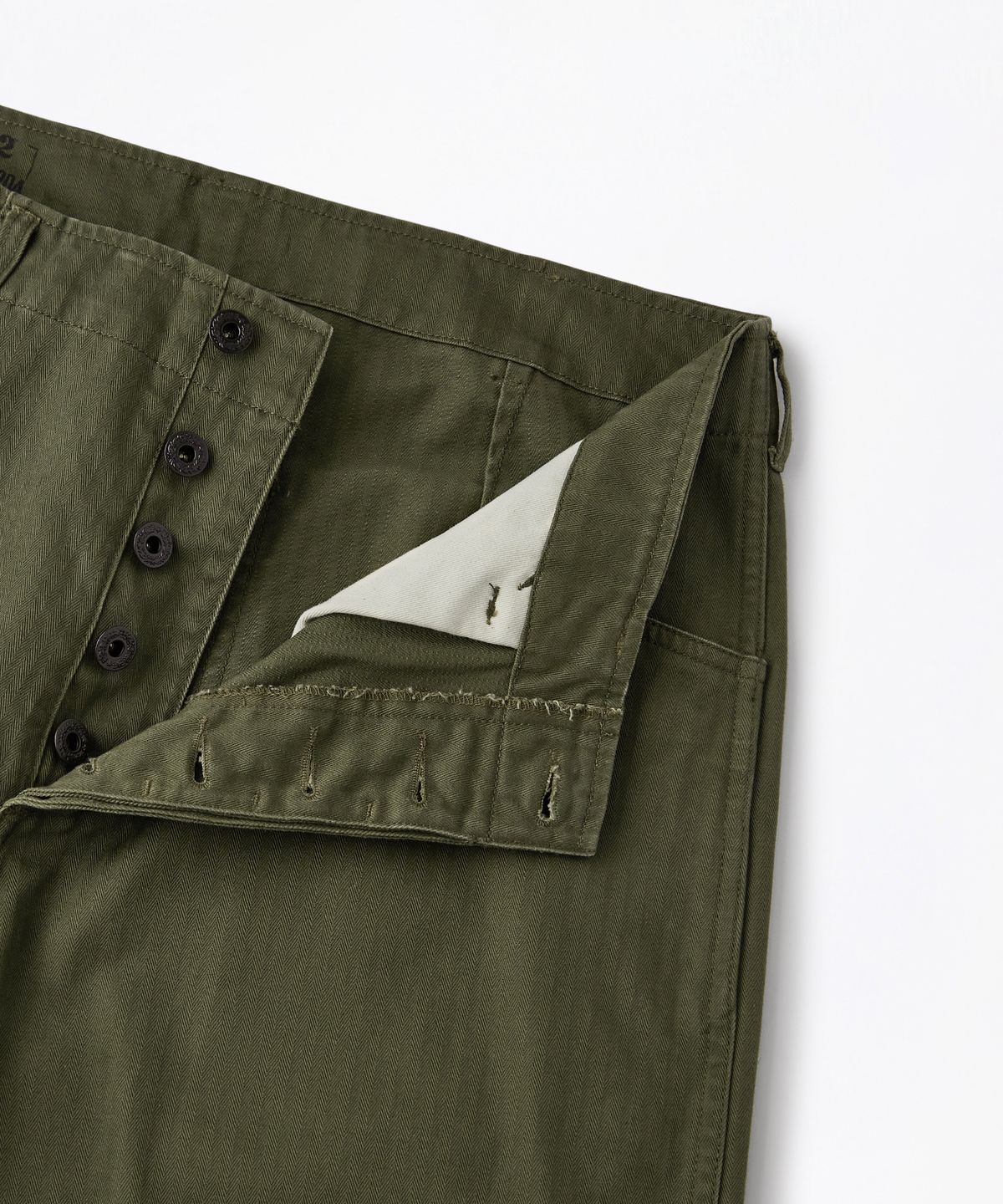 아웃스탠딩(OUTSTANDING) USN N-3 HBT PANTS_OLIVE GREEN