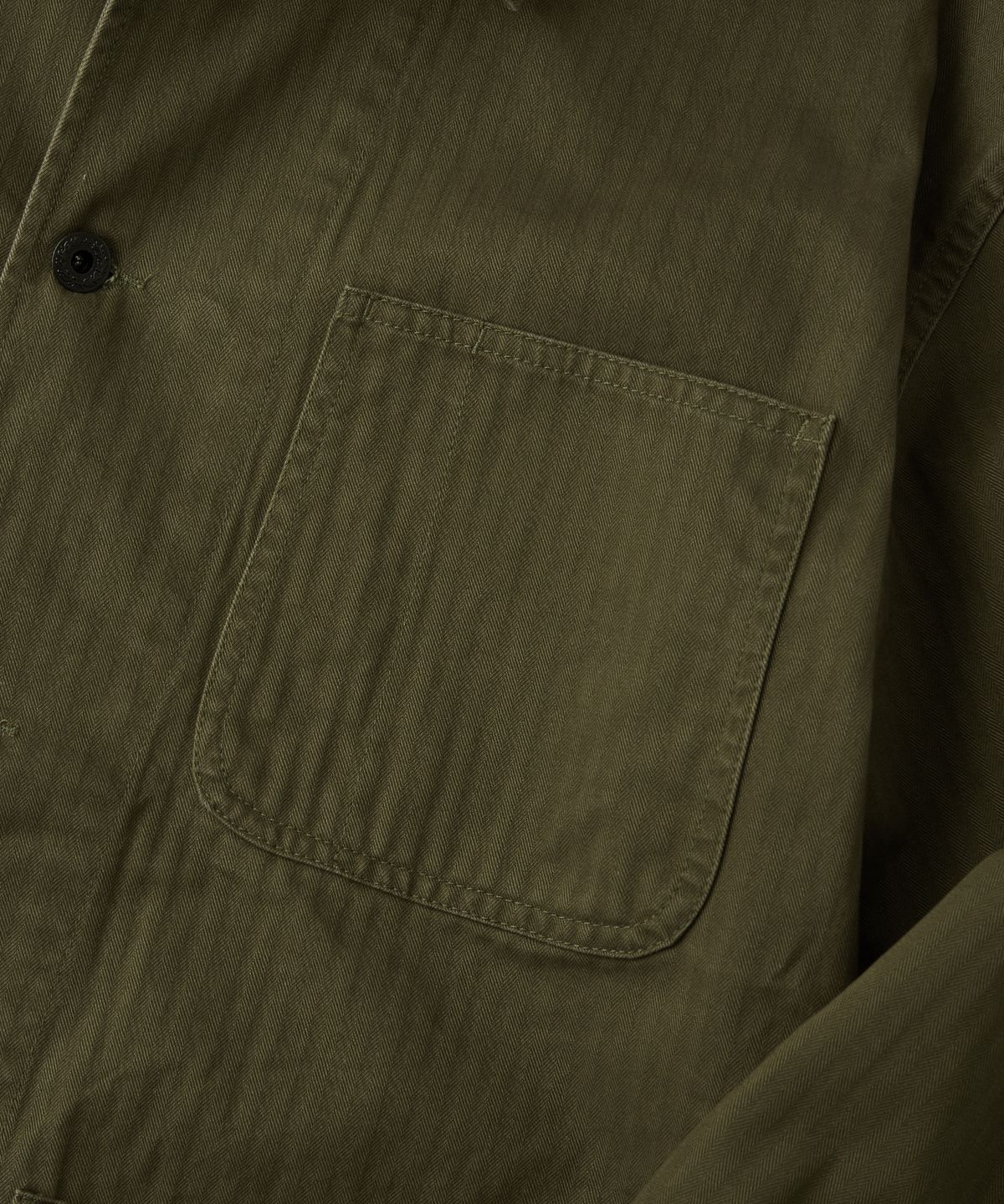 아웃스탠딩(OUTSTANDING) U.S.N N-3 HBT JACKET_OLIVE GREEN