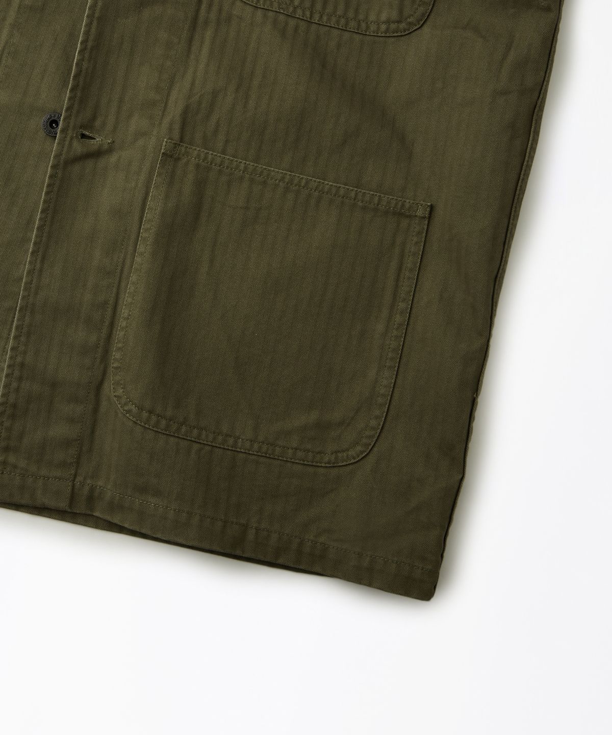 아웃스탠딩(OUTSTANDING) U.S.N N-3 HBT JACKET_OLIVE GREEN