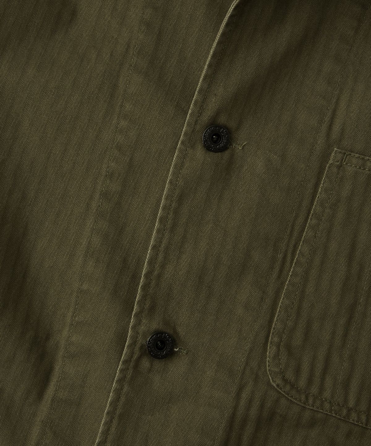 아웃스탠딩(OUTSTANDING) U.S.N N-3 HBT JACKET_OLIVE GREEN