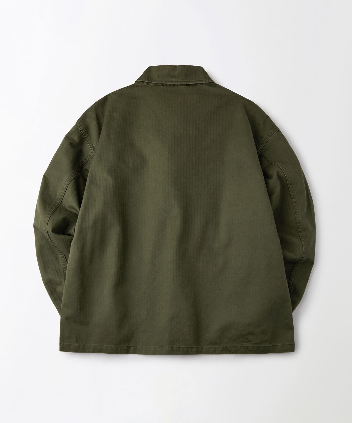아웃스탠딩(OUTSTANDING) USN N-3 HBT JACKET_OLIVE GREEN