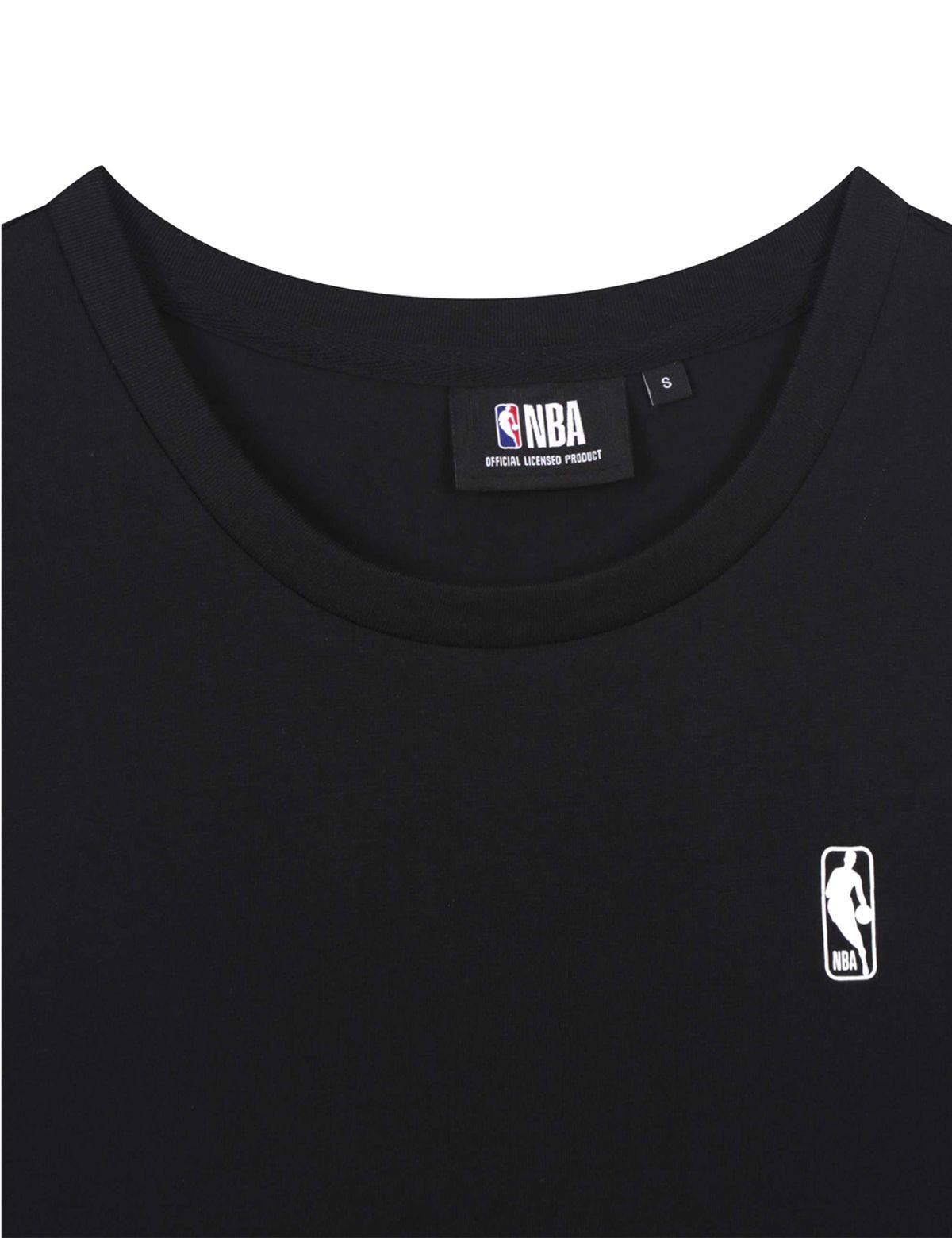 엔비에이(NBA) 스몰로고 슬리브리스 블랙