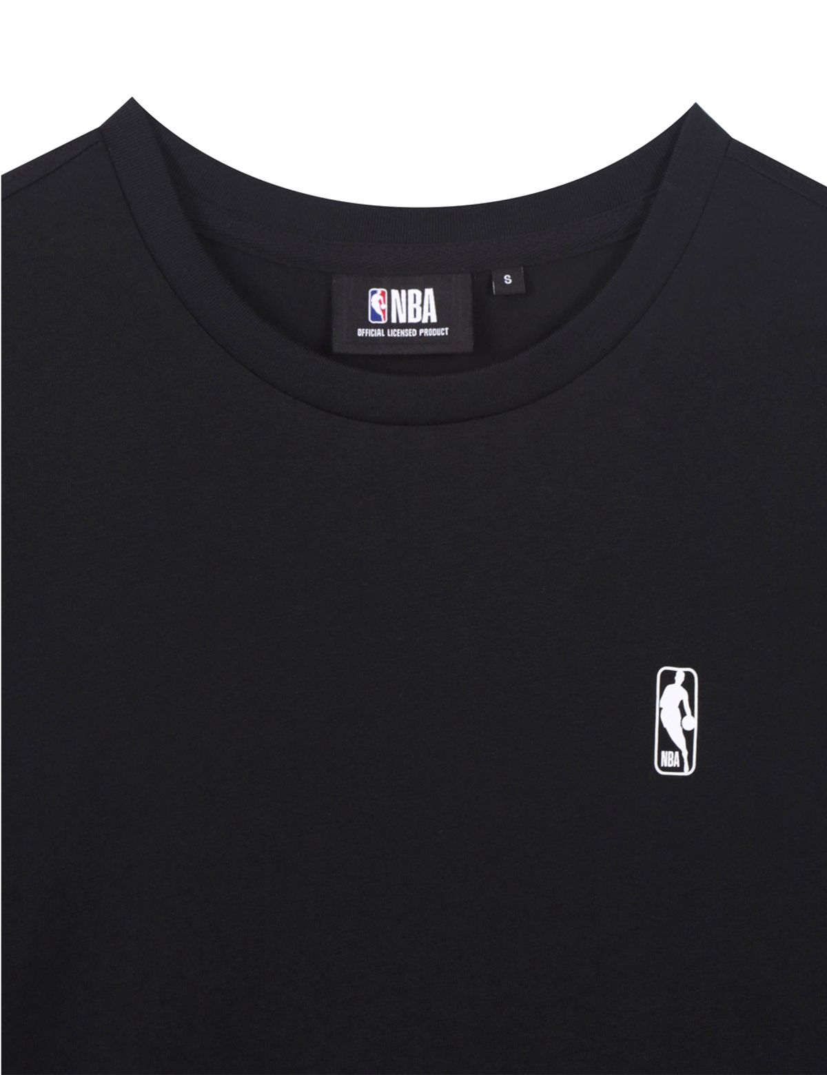 엔비에이(NBA) 스몰로고 반팔 티셔츠 블랙