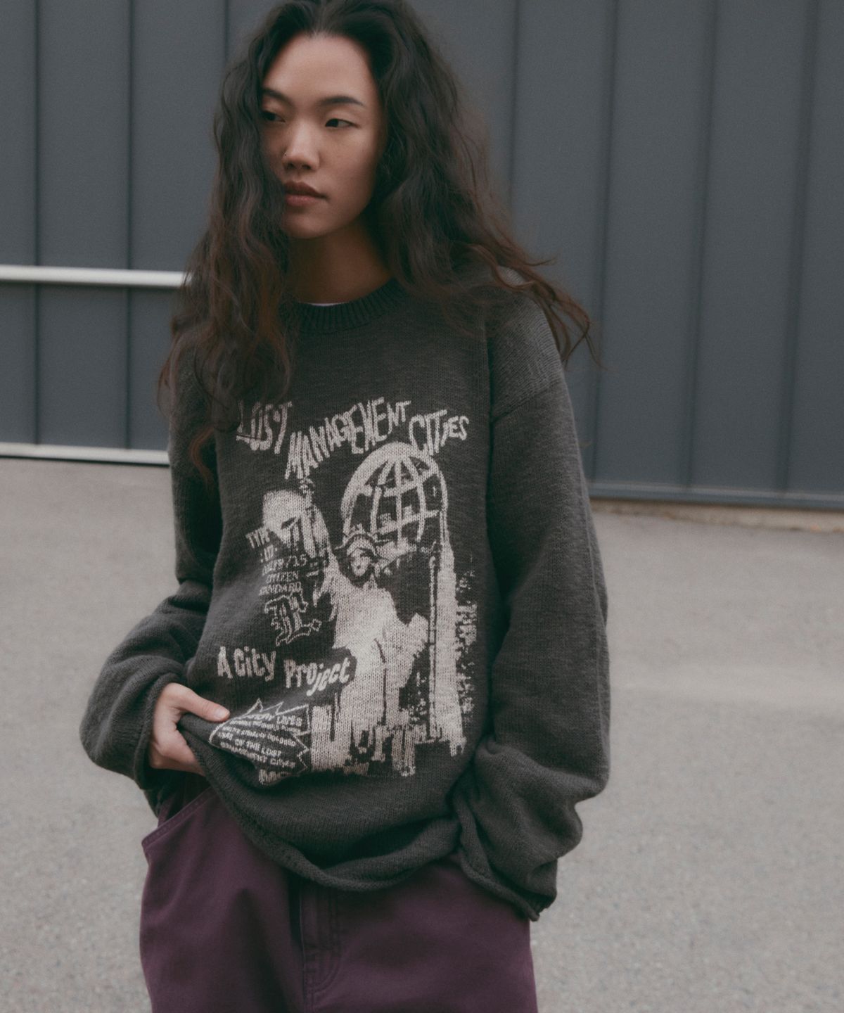 엘엠씨(LMC) LIBERTY PULLOVER charcoal