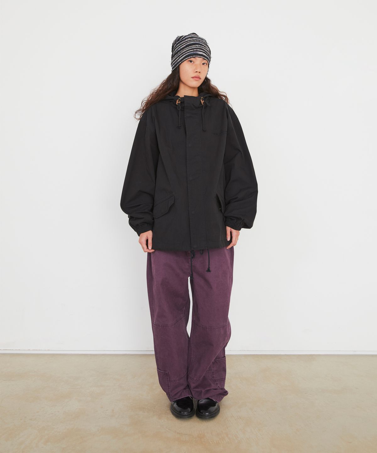 엘엠씨(LMC) POCKET DOUBLE KNEE WORK PANTS purple