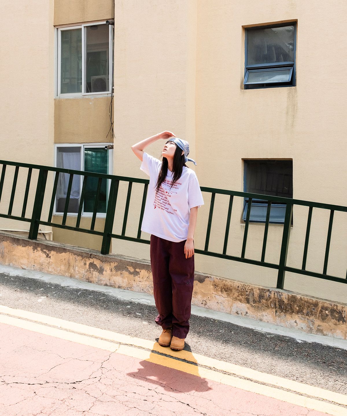 엘엠씨(LMC) POCKET DOUBLE KNEE WORK PANTS purple
