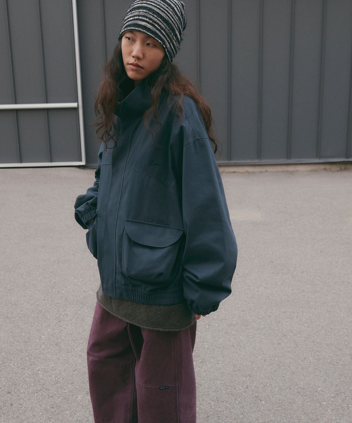 엘엠씨(LMC) CARGO BOMBER JACKET navy