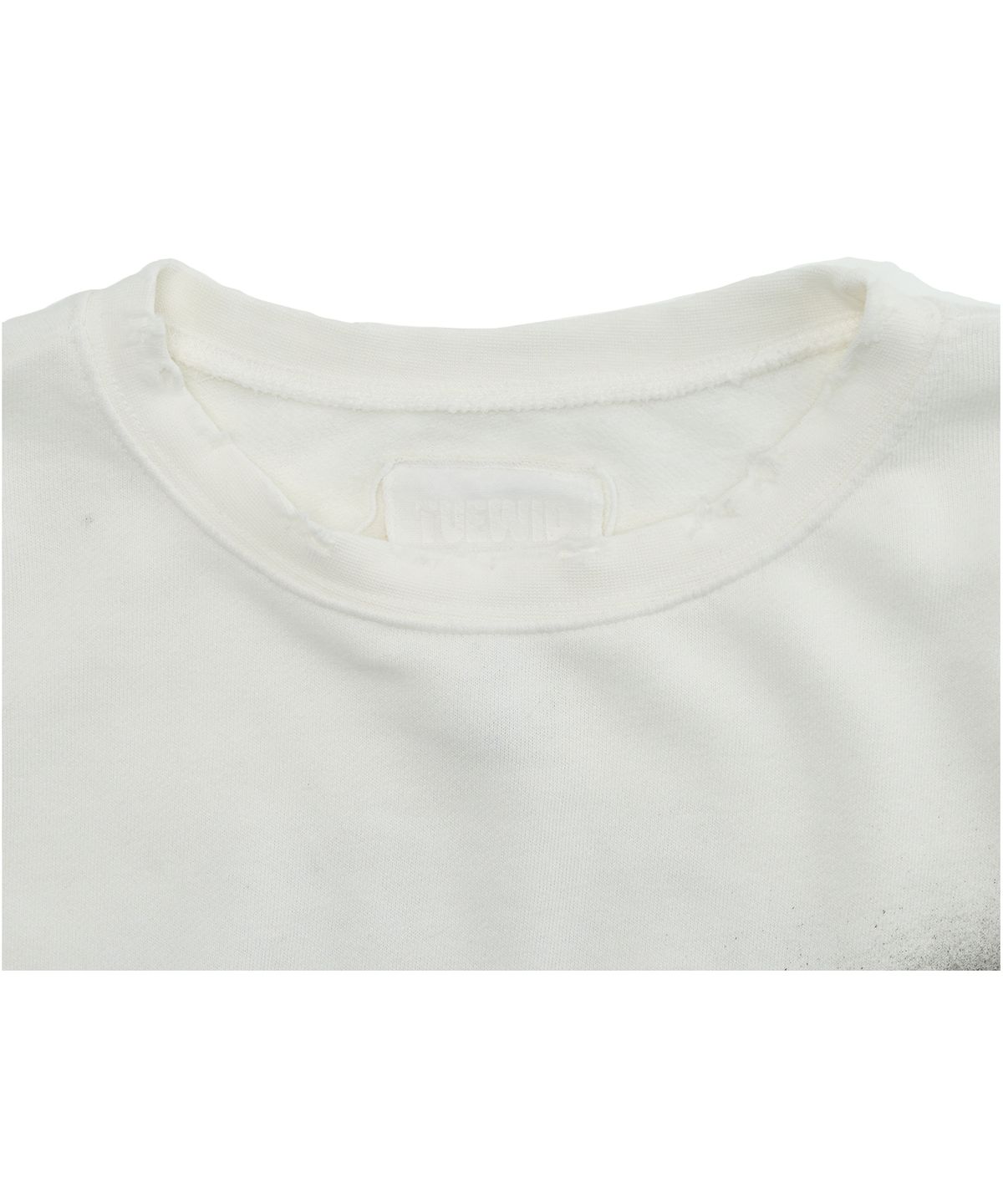 투위드(TUEWID) I hate TWD vintage Soft fleece sweatshirts in cream